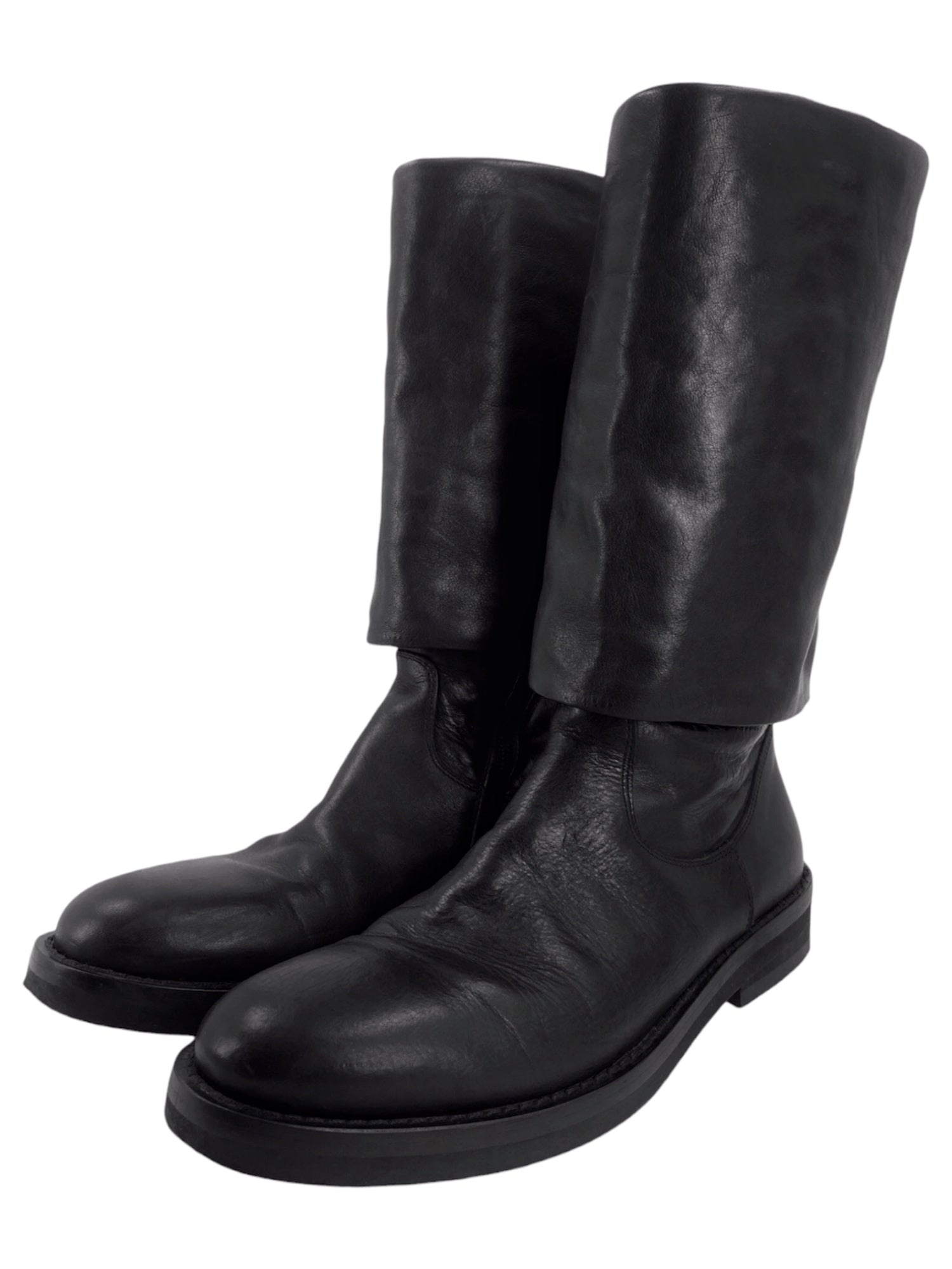 Ann Demeulemeester Fall 2000 Folded Thigh High Boot 43 - 3