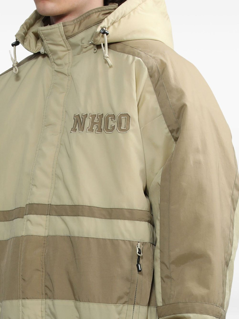 hooded panelled jacket 5