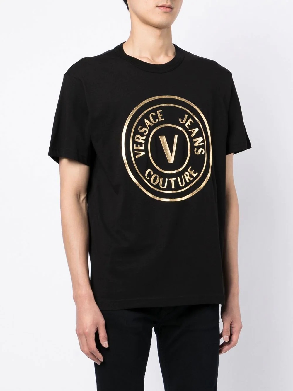 logo-print crew-neck T-shirt - 3