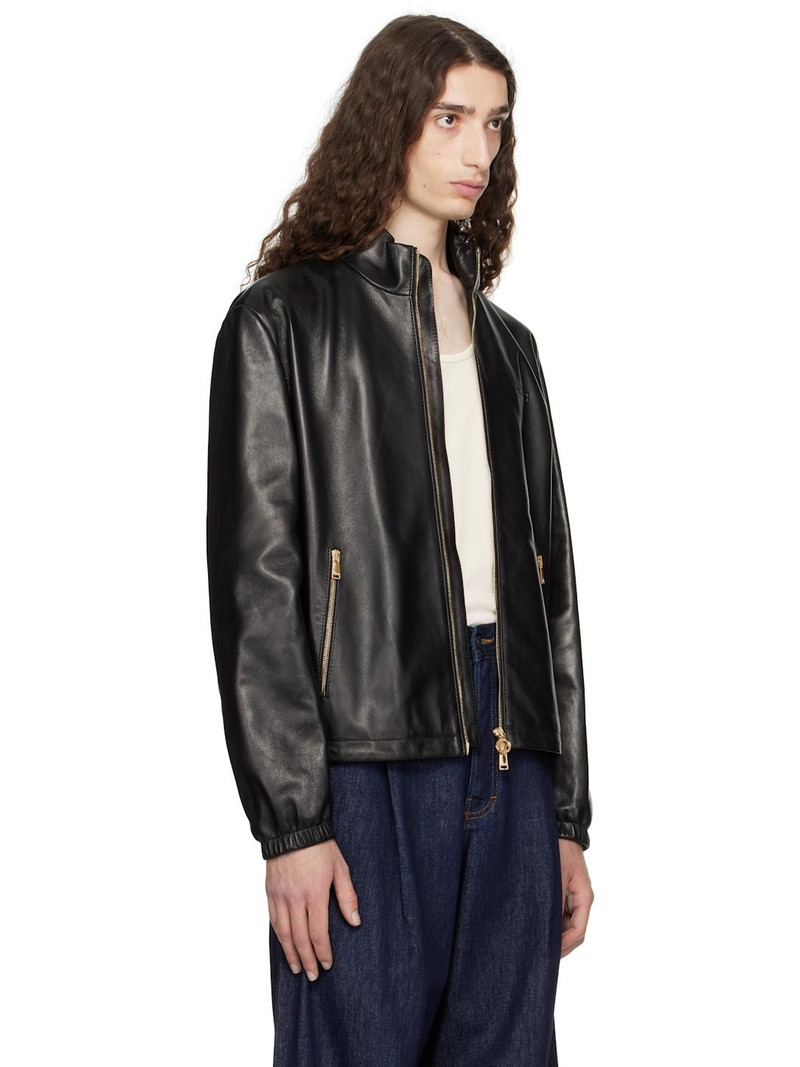 Black Plongé Leather Jacket 2