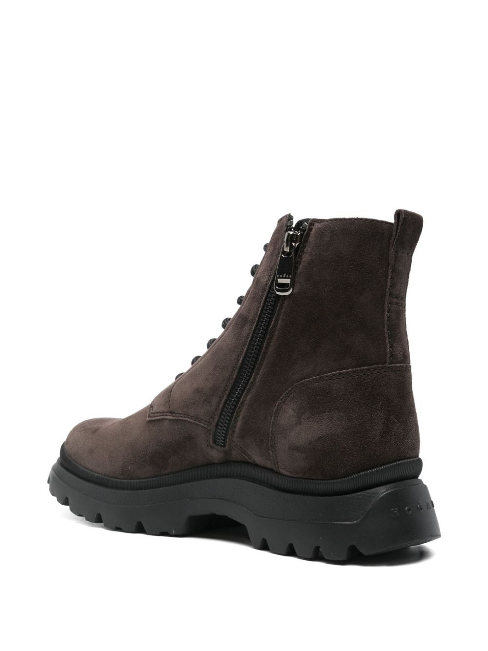 lace-up chunky-sole boots - 3