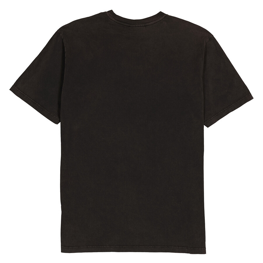 Bluemarble Men's Black Revolution Text-Print Cotton T-Shirt - 6