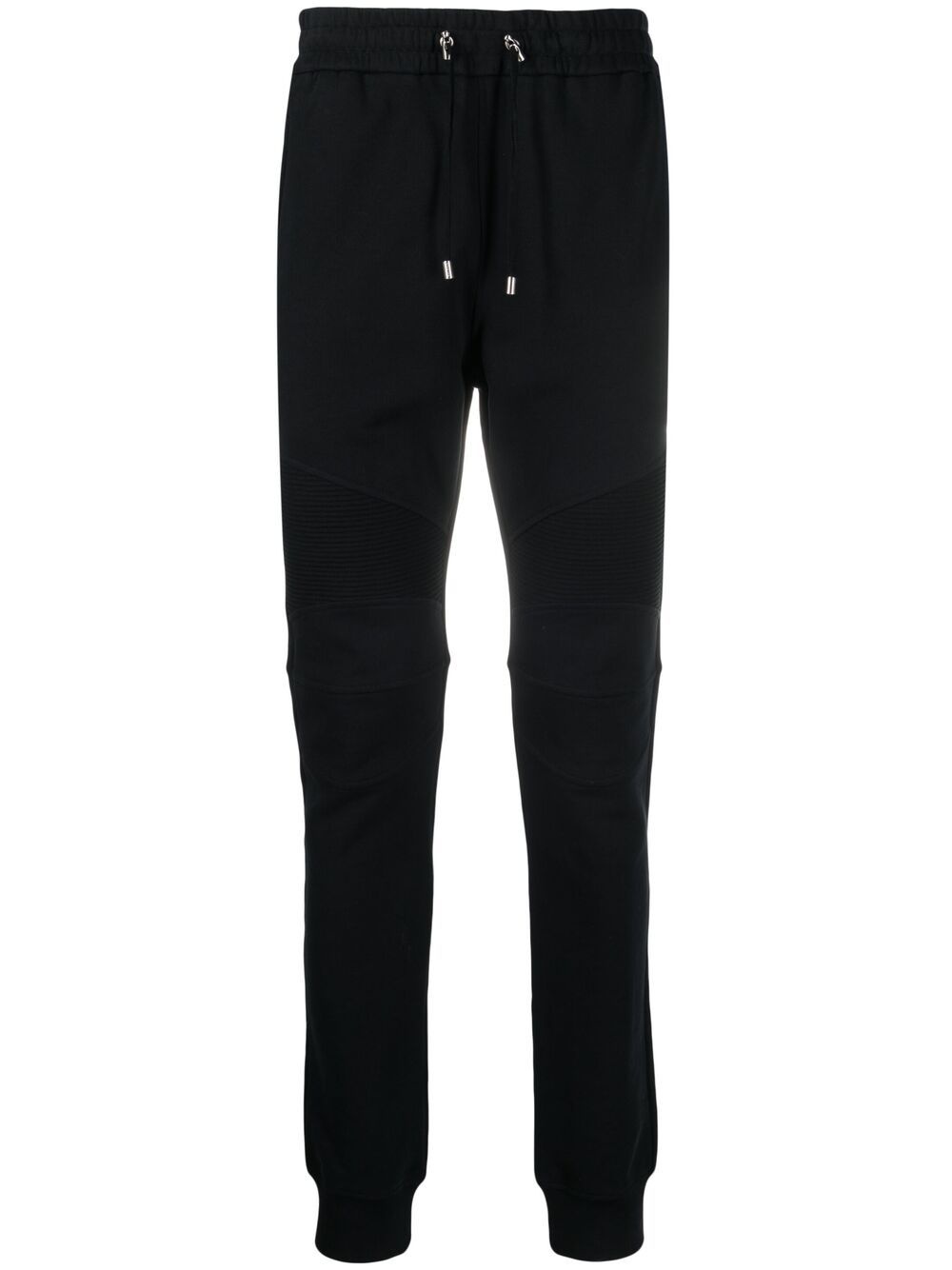 flock ribbed logo track pants - 1