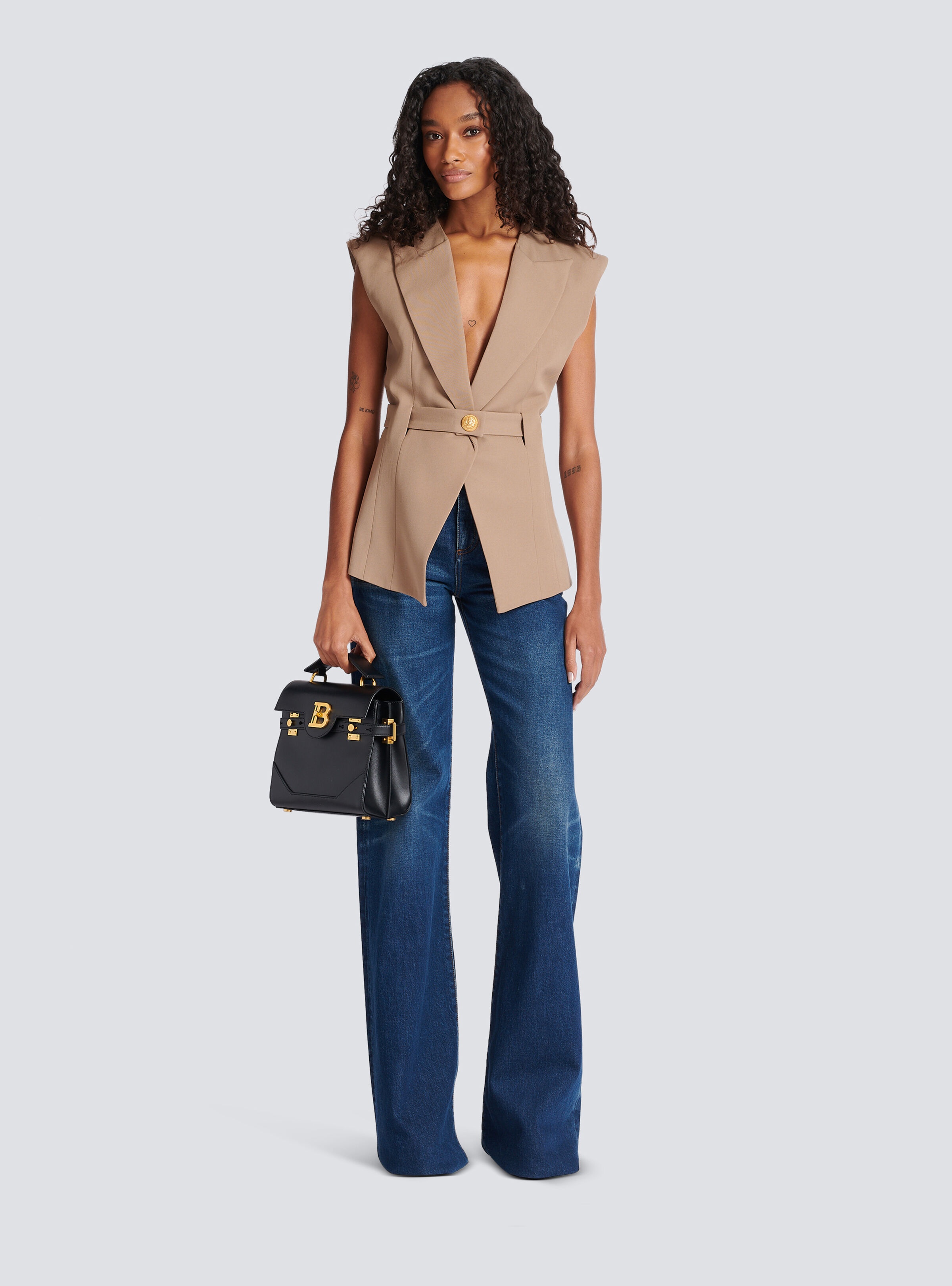 Grain de poudre sleeveless jacket - 2