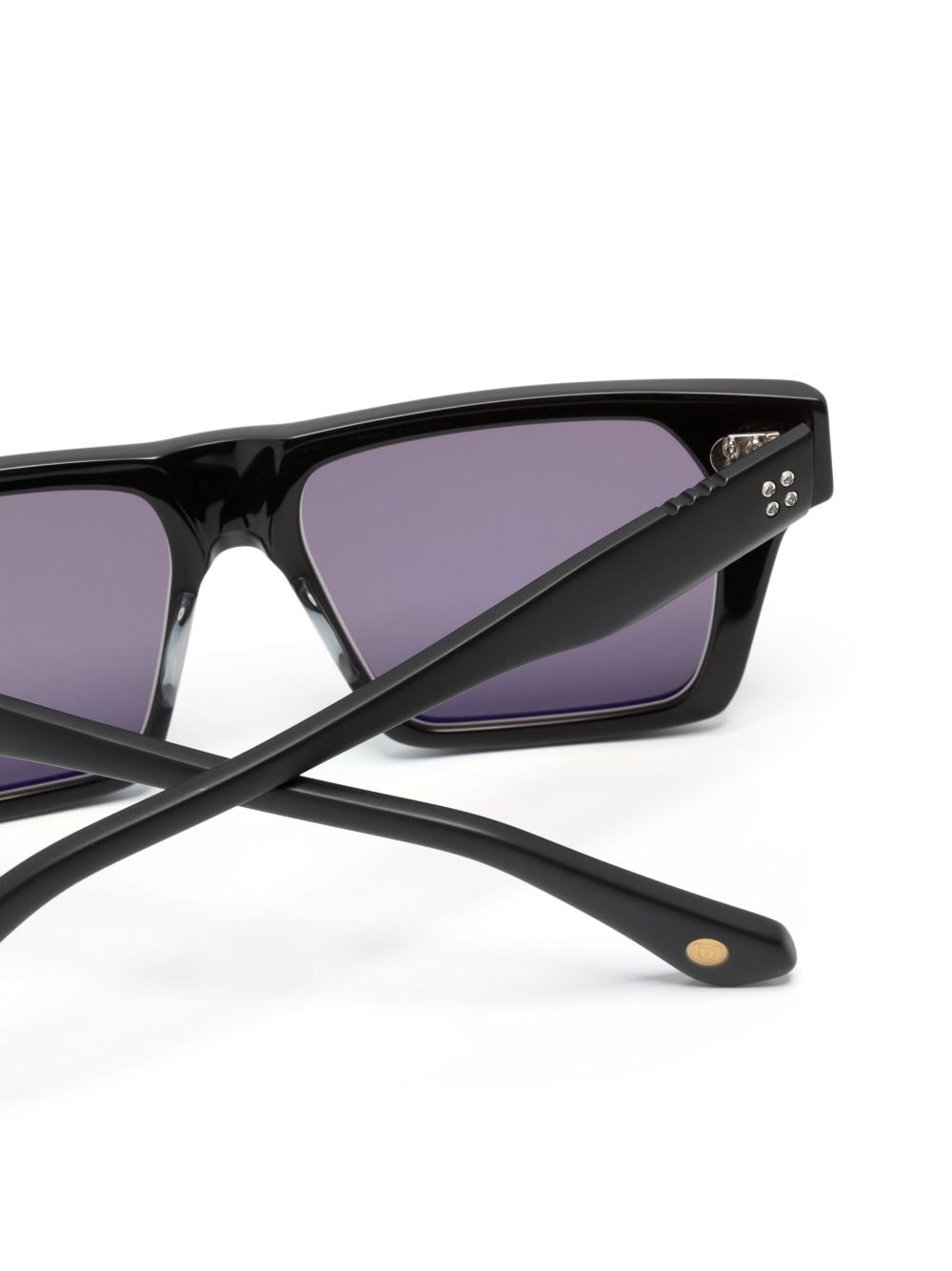 logo-print square-frame sunglasses - 3