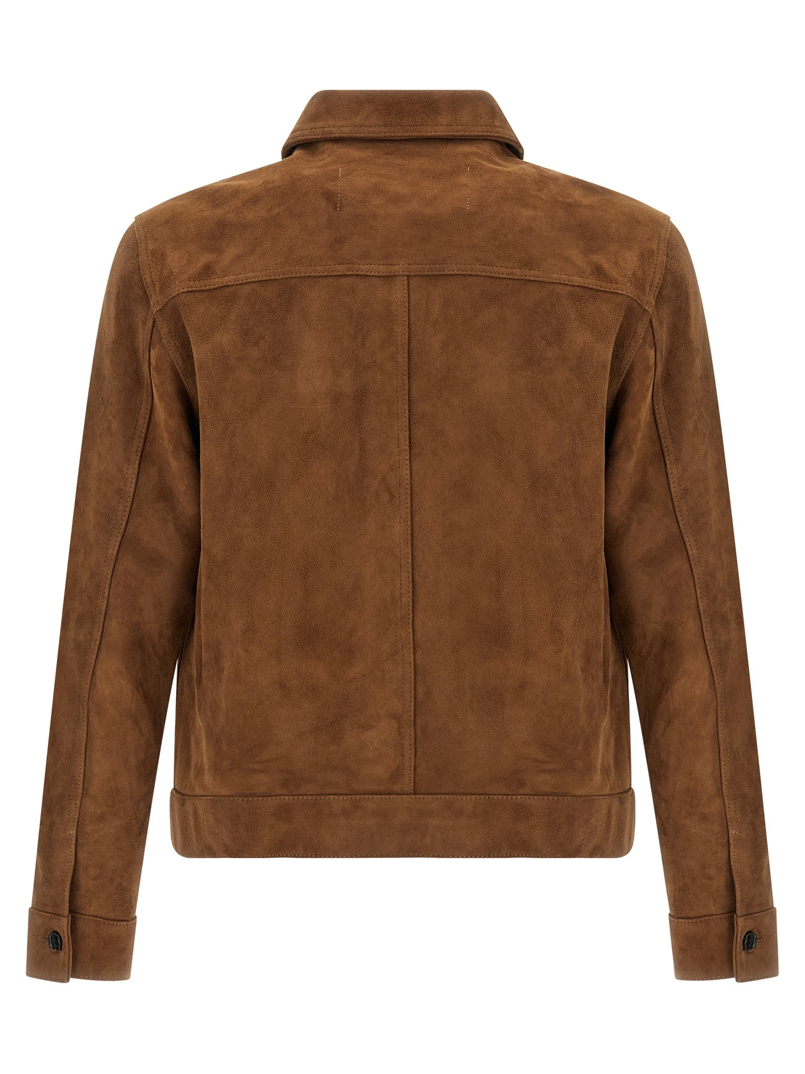 Suede Jacket Puffer Jackets Multicolor - 2