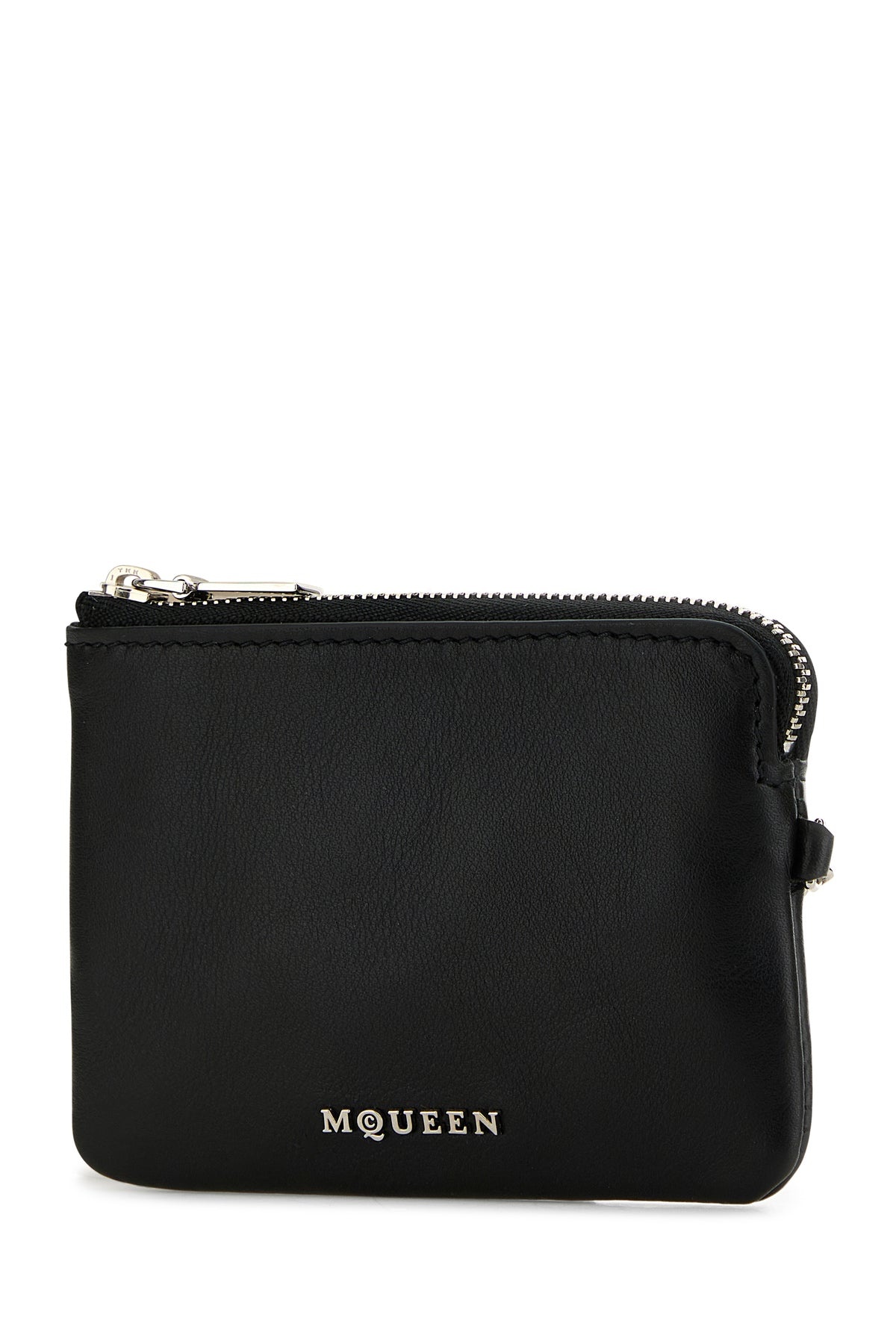 Black leather Sling card holder - 2