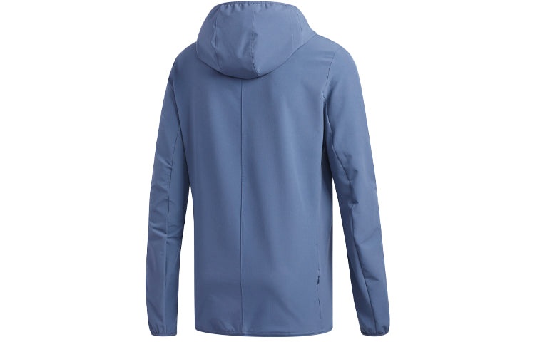 adidas Running Sports Hooded Jacket Blue DQ2539 - 2