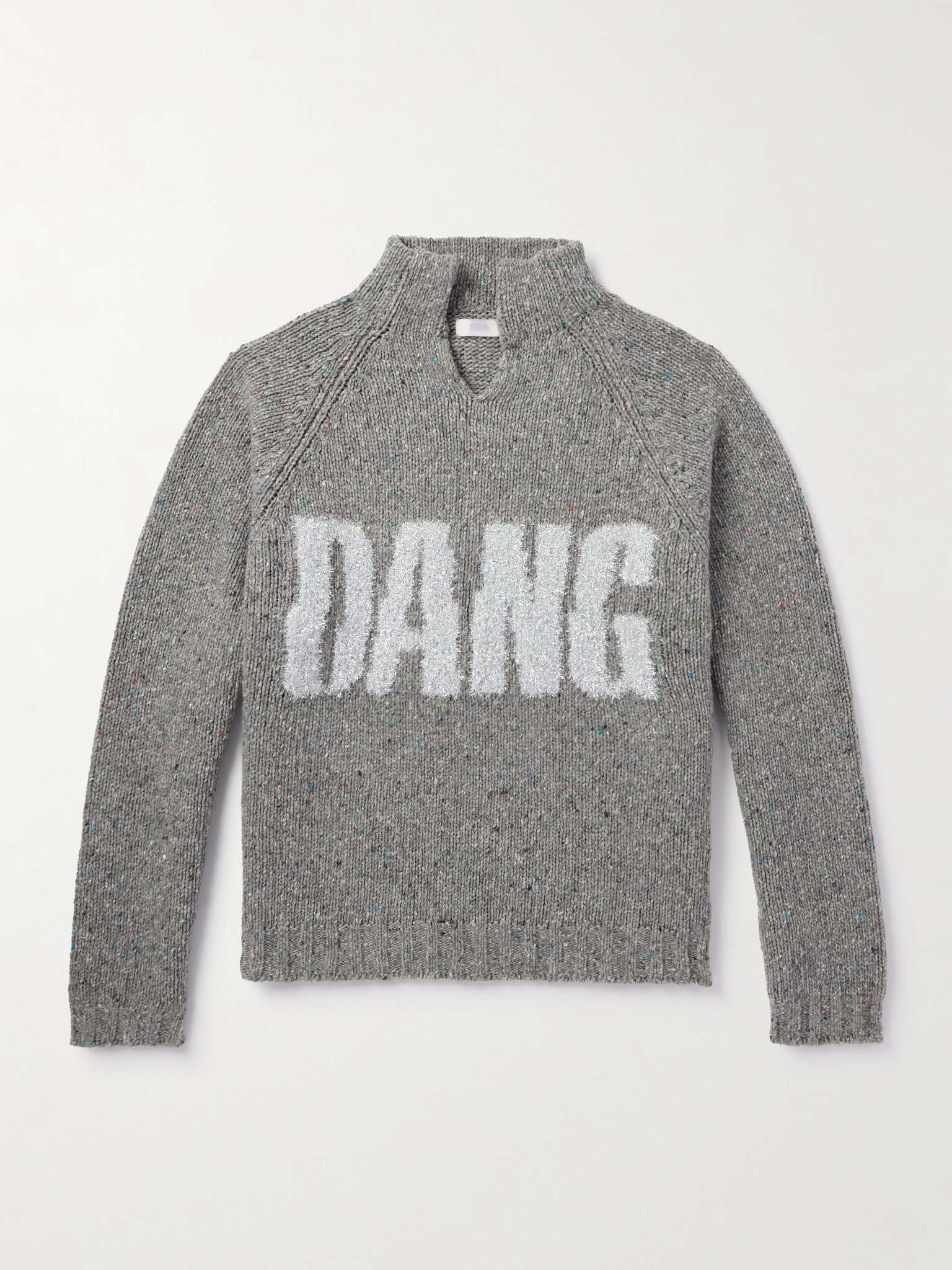 Intarsia-Knit Wool-Blend Sweater - 1