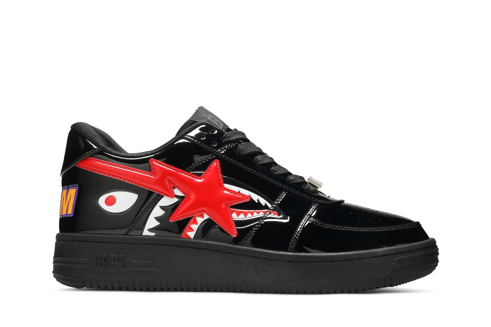 A BATHING APE Bape sta Low Color Block Shark Orange/関送無料 A BATHING APE Bape sta Low Color Block Shark Orange/関送無料