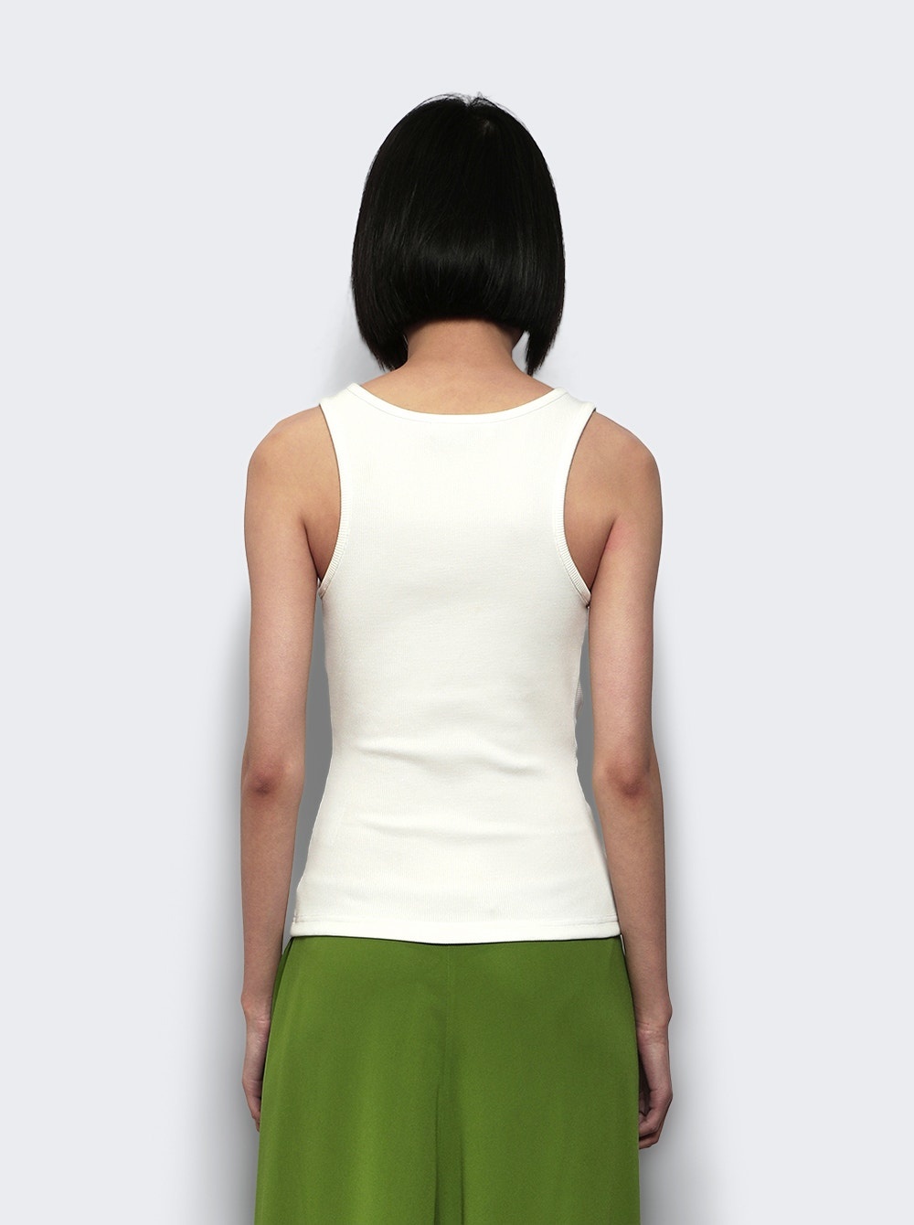 Crystal Pin Tank Top White - 4