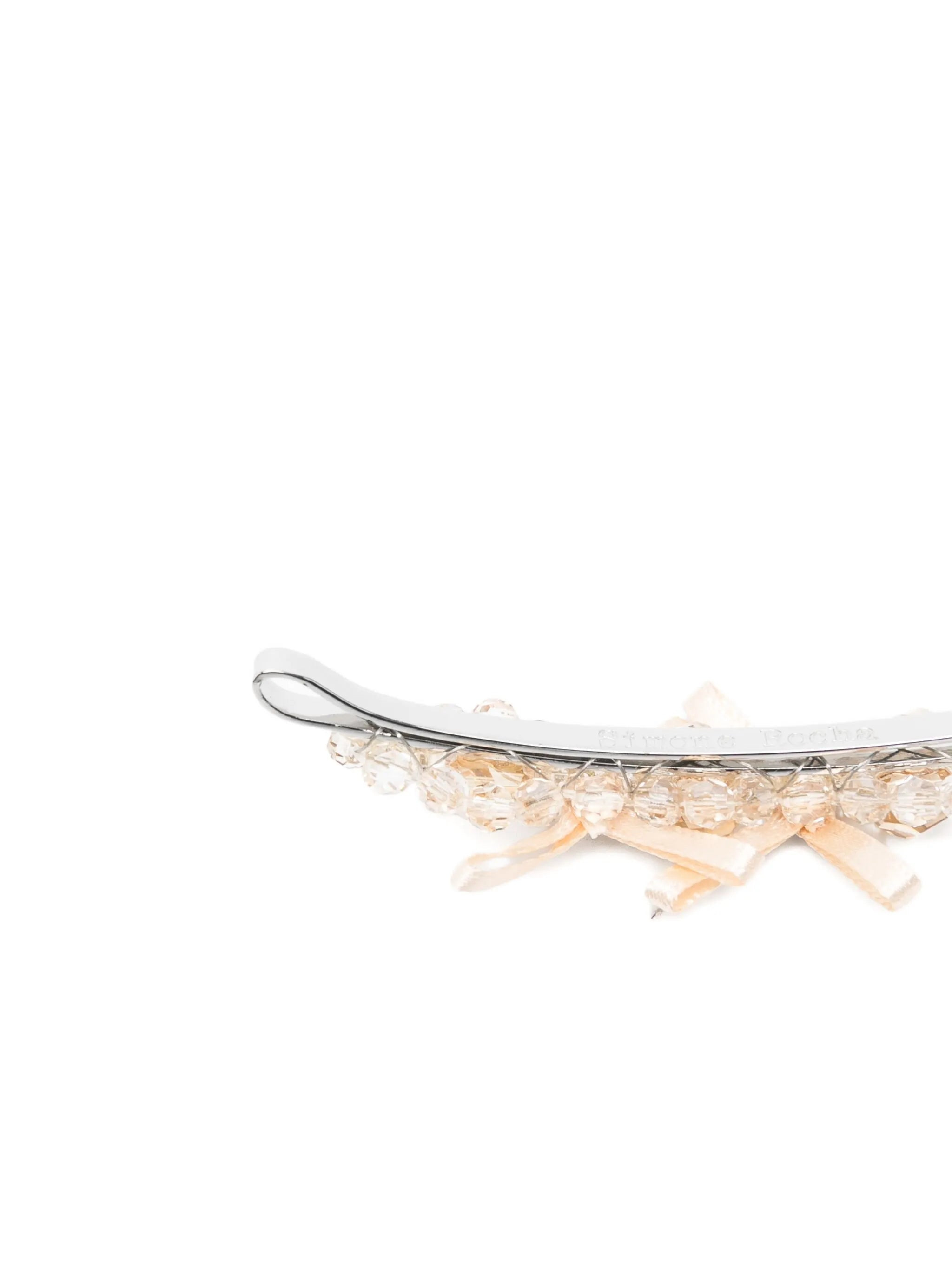 Simone Rocha Crystal-embellished Bow Hair Clip - 2