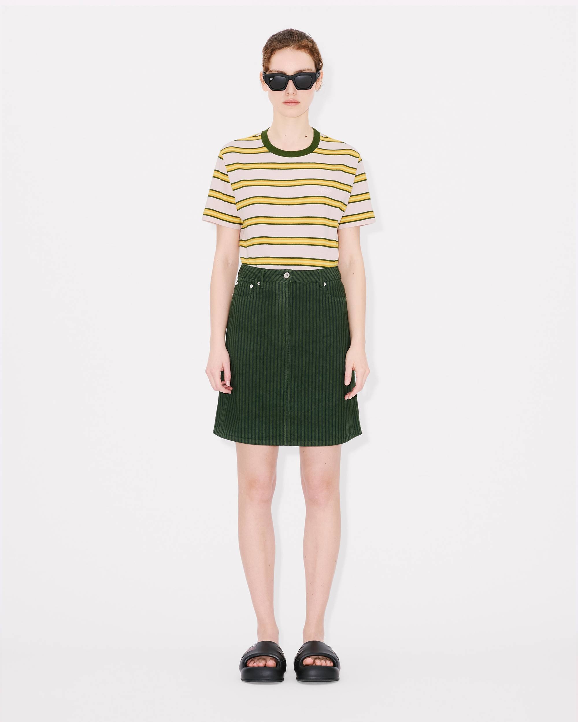 'KENZO Coast Lines' loose T-shirt in cotton linen - 5
