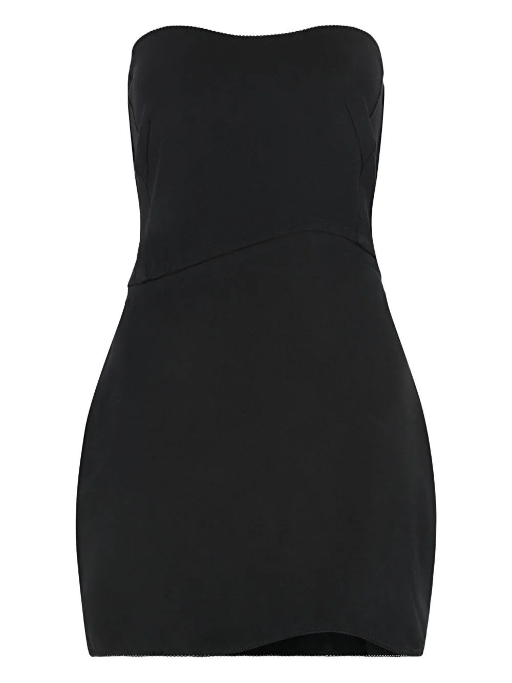 fitted mini dress - 1