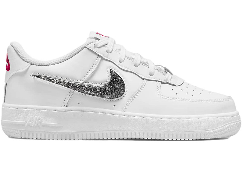 Nike Air Force 1 Low LV8 White Metallic Silver - 1