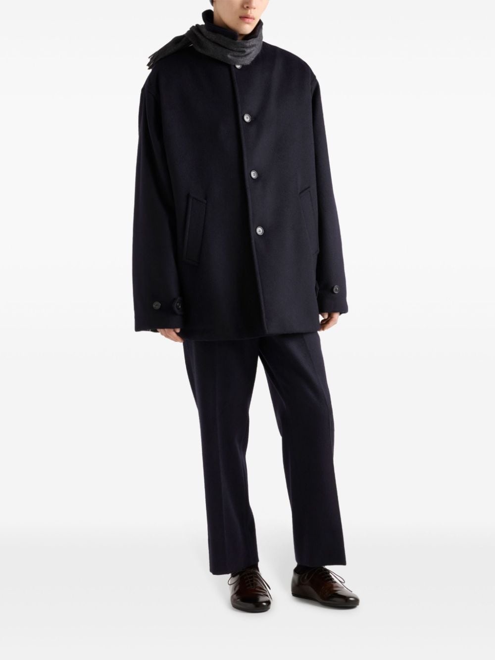 wool caban jacket - 2