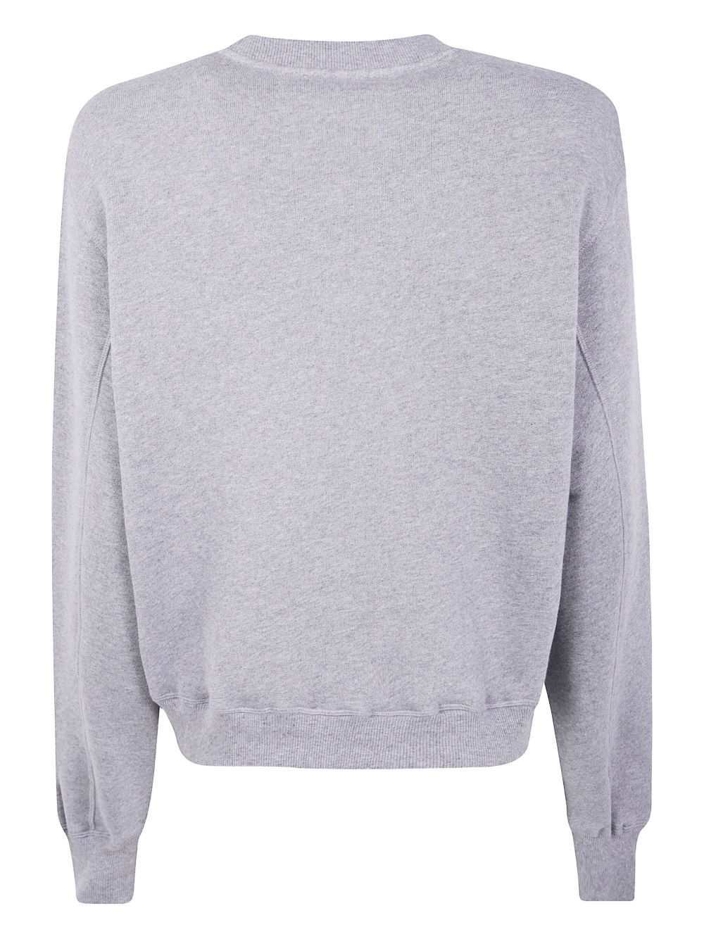 embroidered-logo crew-neck sweatshirt - 3