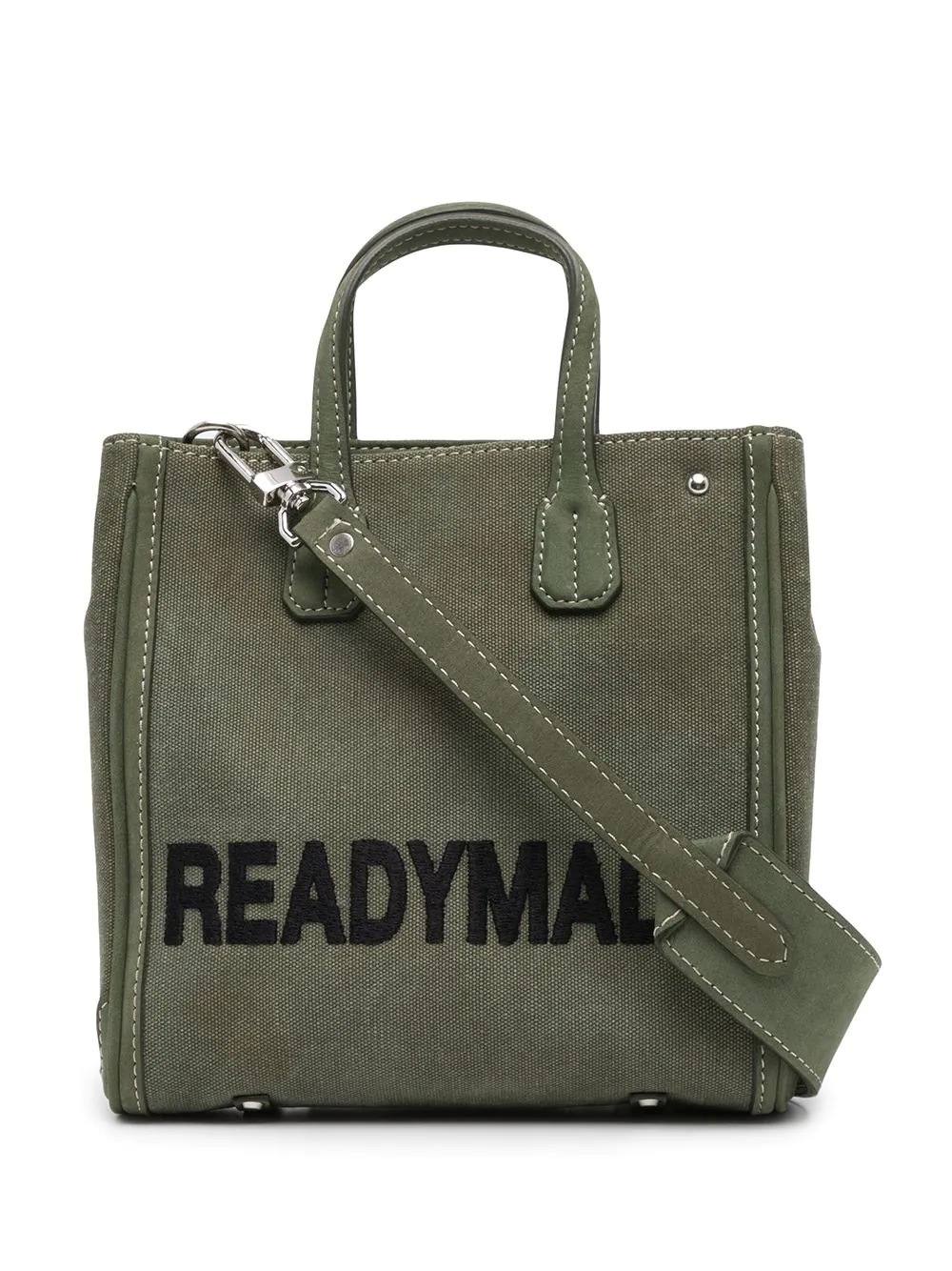 embroidered-logo military shoulder bag - 1