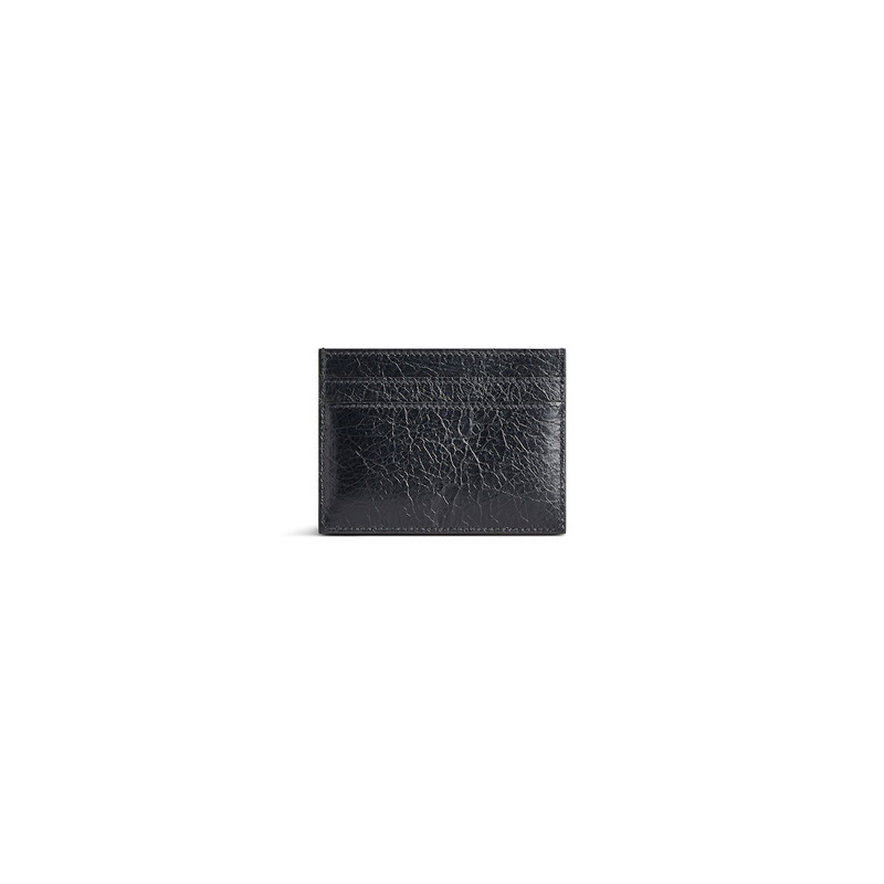 BALENCIAGA Men's Monaco Card Holder  in Black outlook