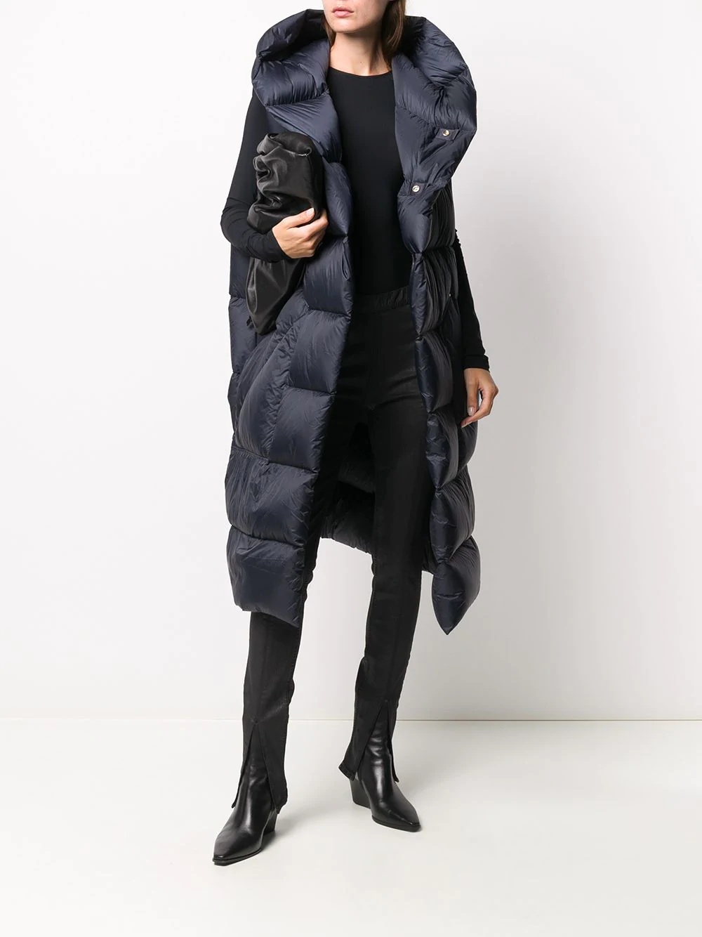 sleeveless padded coat - 2