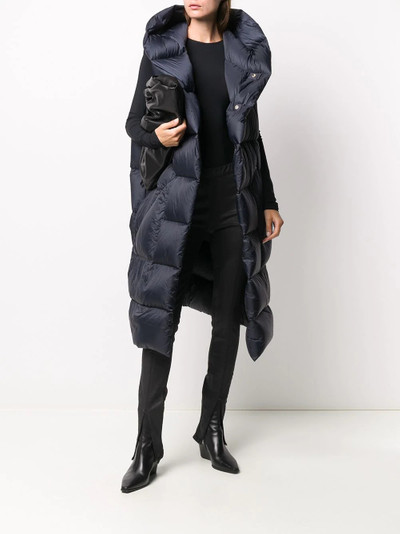 Rick Owens sleeveless padded coat outlook