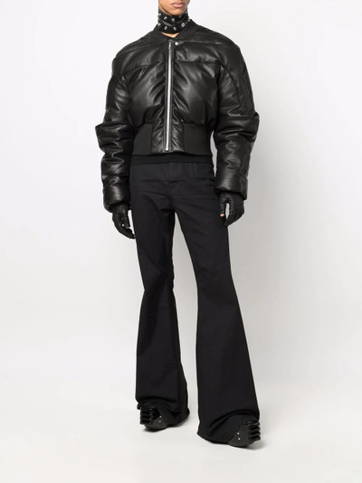 Rick Owens Girdered cropped bomber jacket outlook