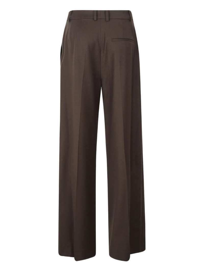 The Frankie Shop Brickell Flannel belt loops trousers outlook