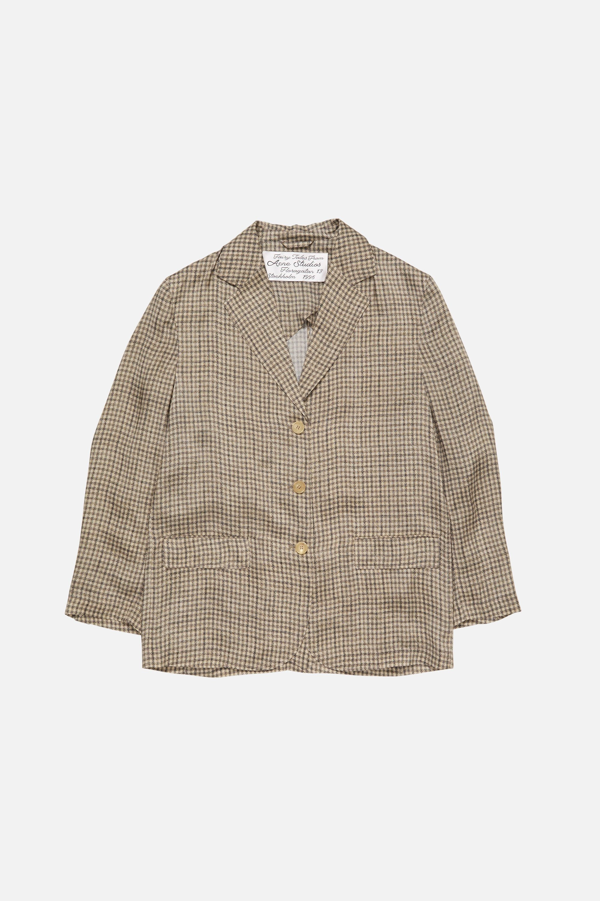 Satin suit jacket - Beige - 6