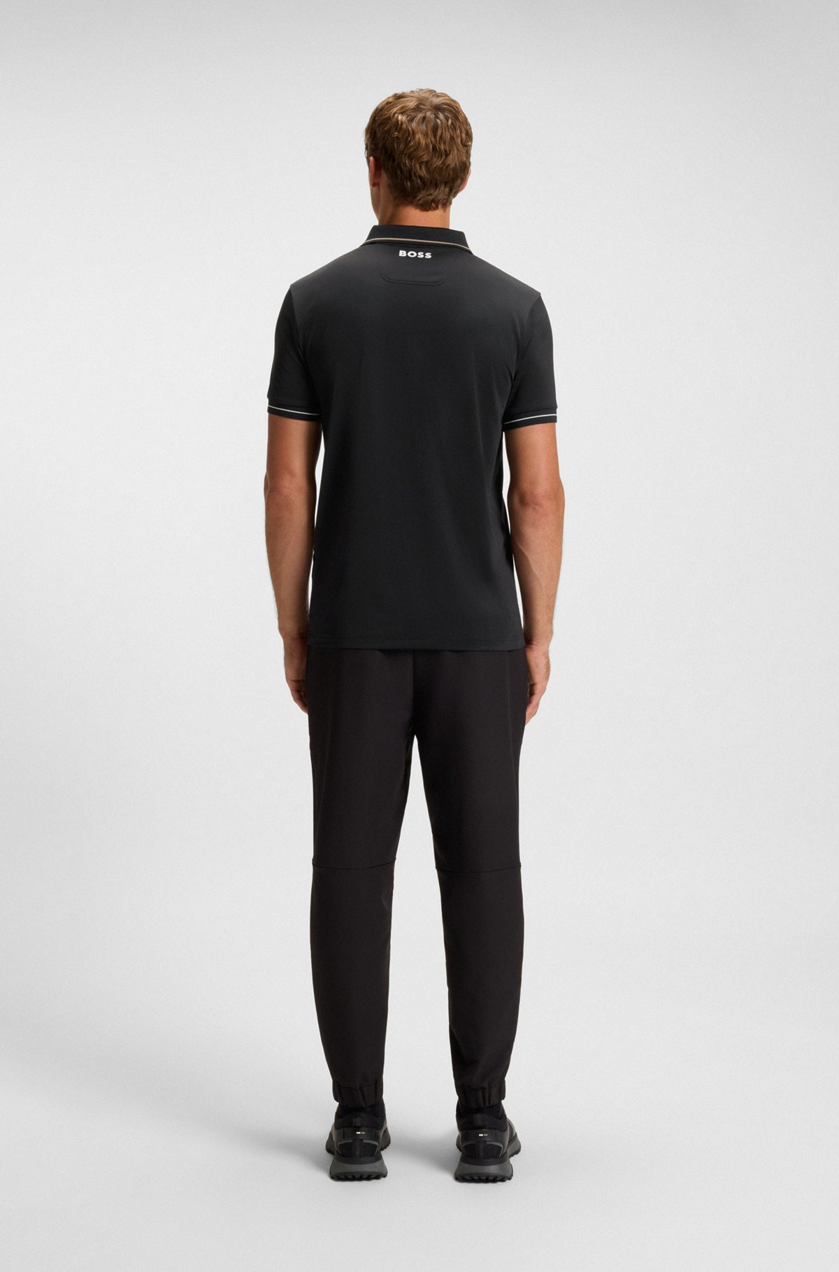 SLIM-FIT POLO SHIRT WITH CONTRAST LOGOS - 5