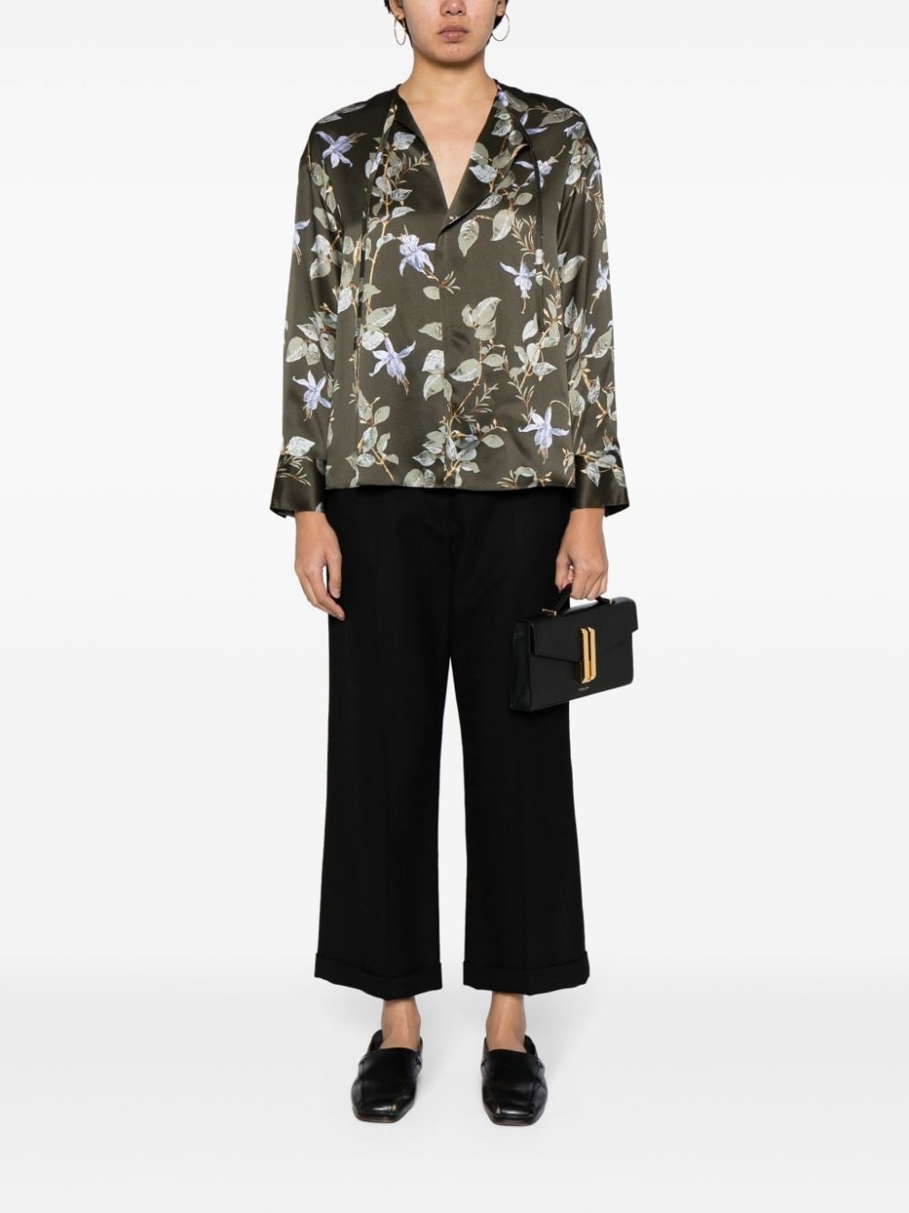 Bellflower silk blouse - 2