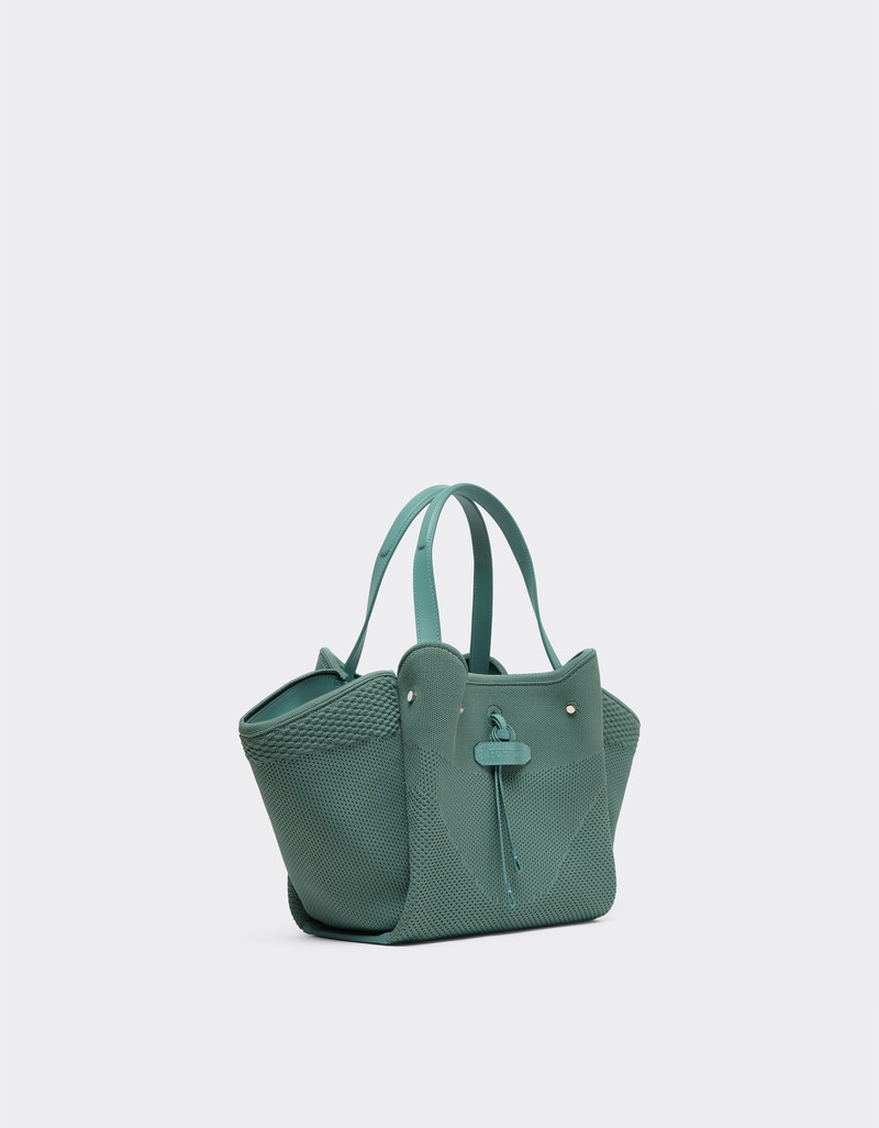 Ferrari Ferrari small tote bag in mesh and leather outlook