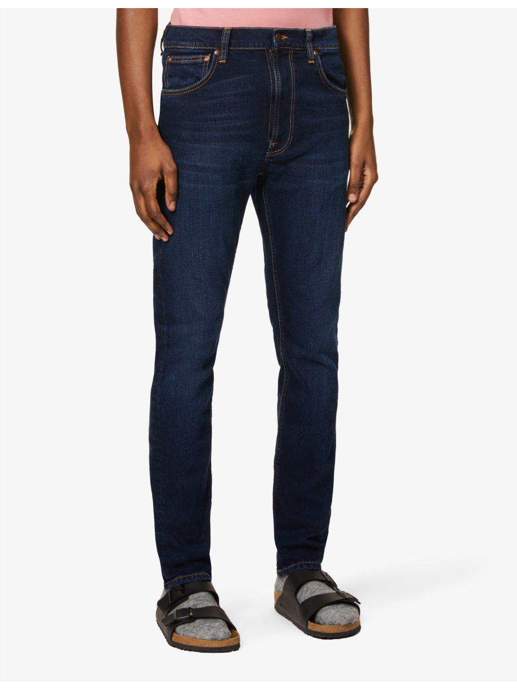 Lean Dean slim-fit tapered-leg stretch-denim jeans - 3