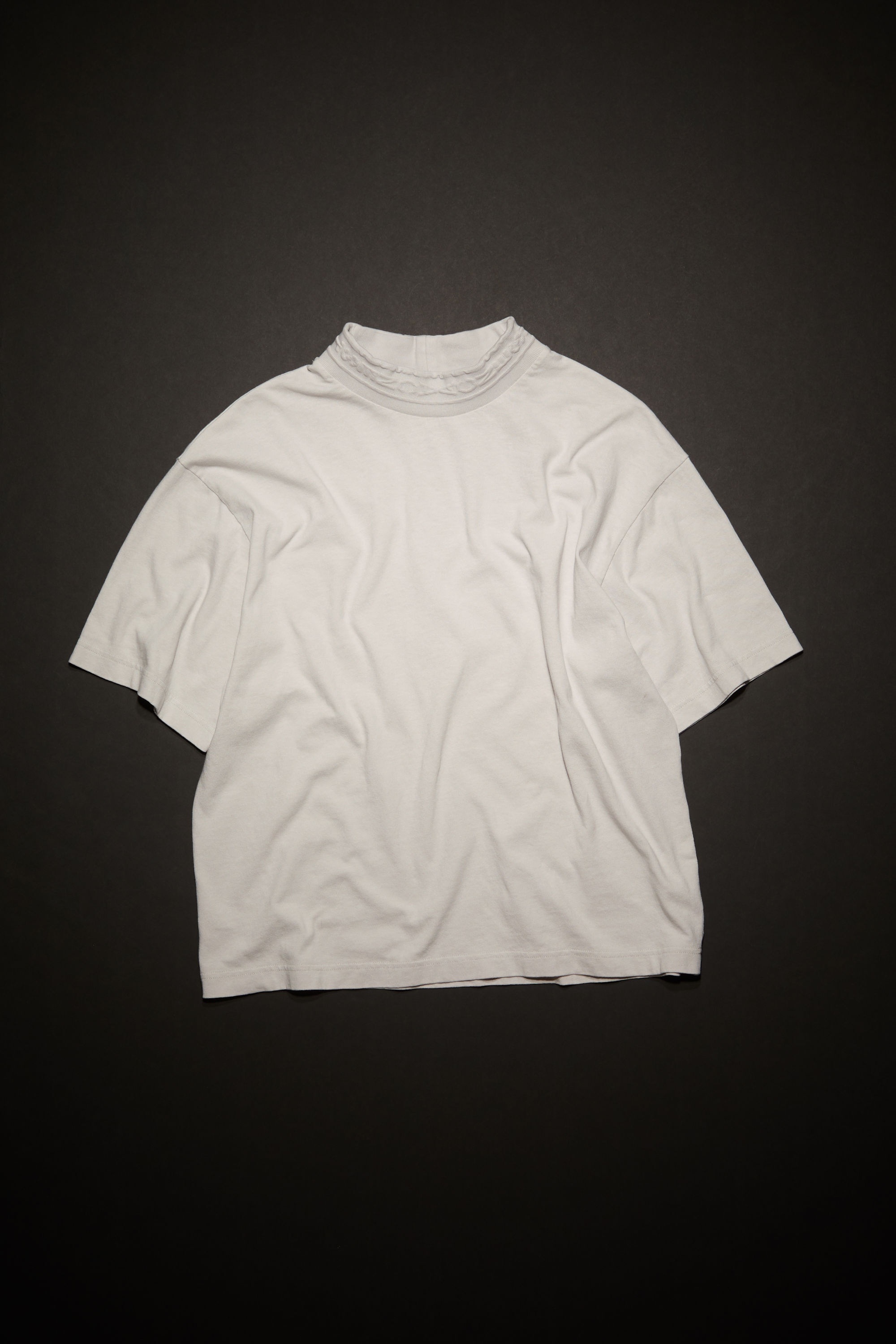 Logo tape t-shirt - Cold white - 5