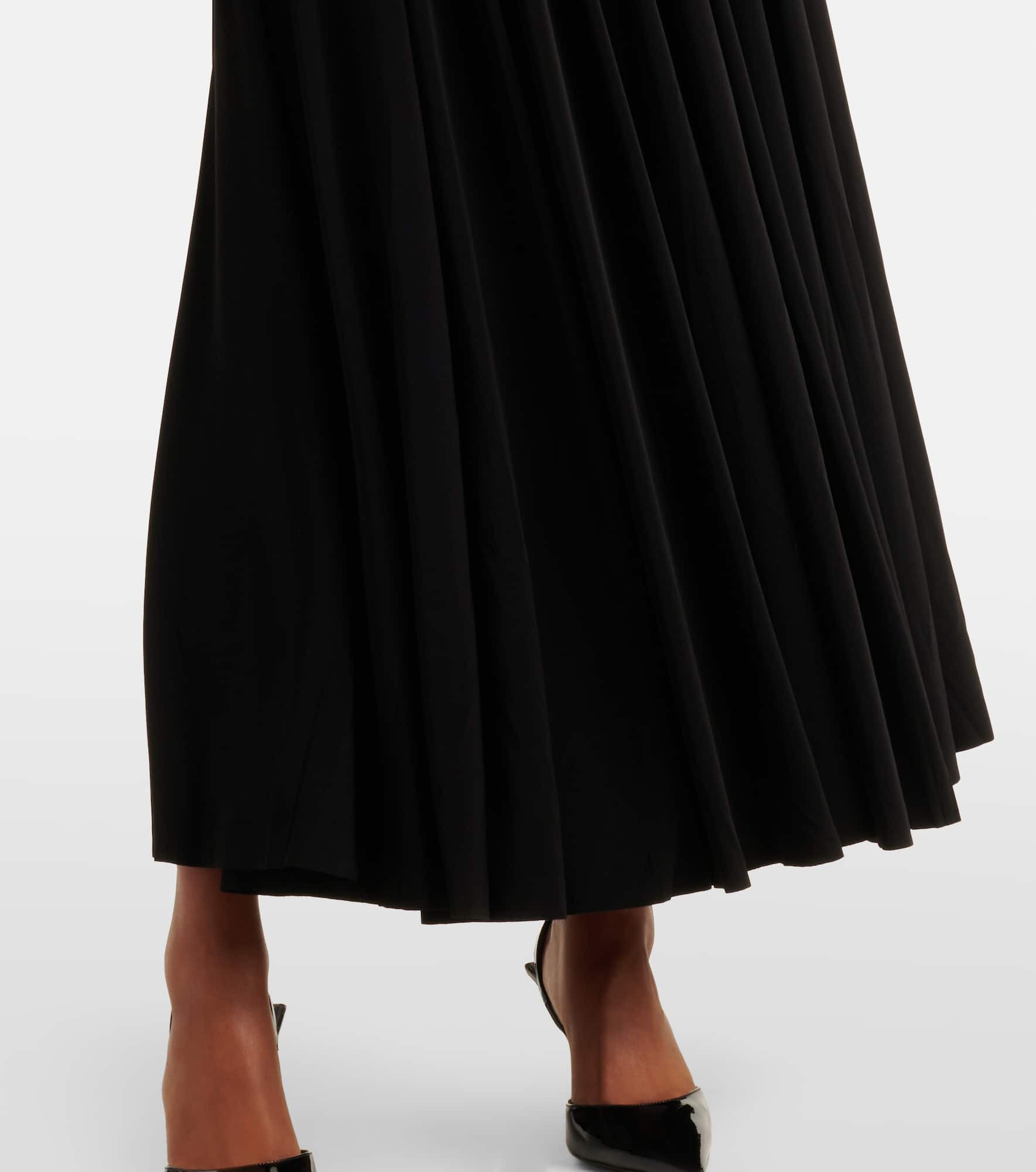Belted turtleneck midi dress - 6