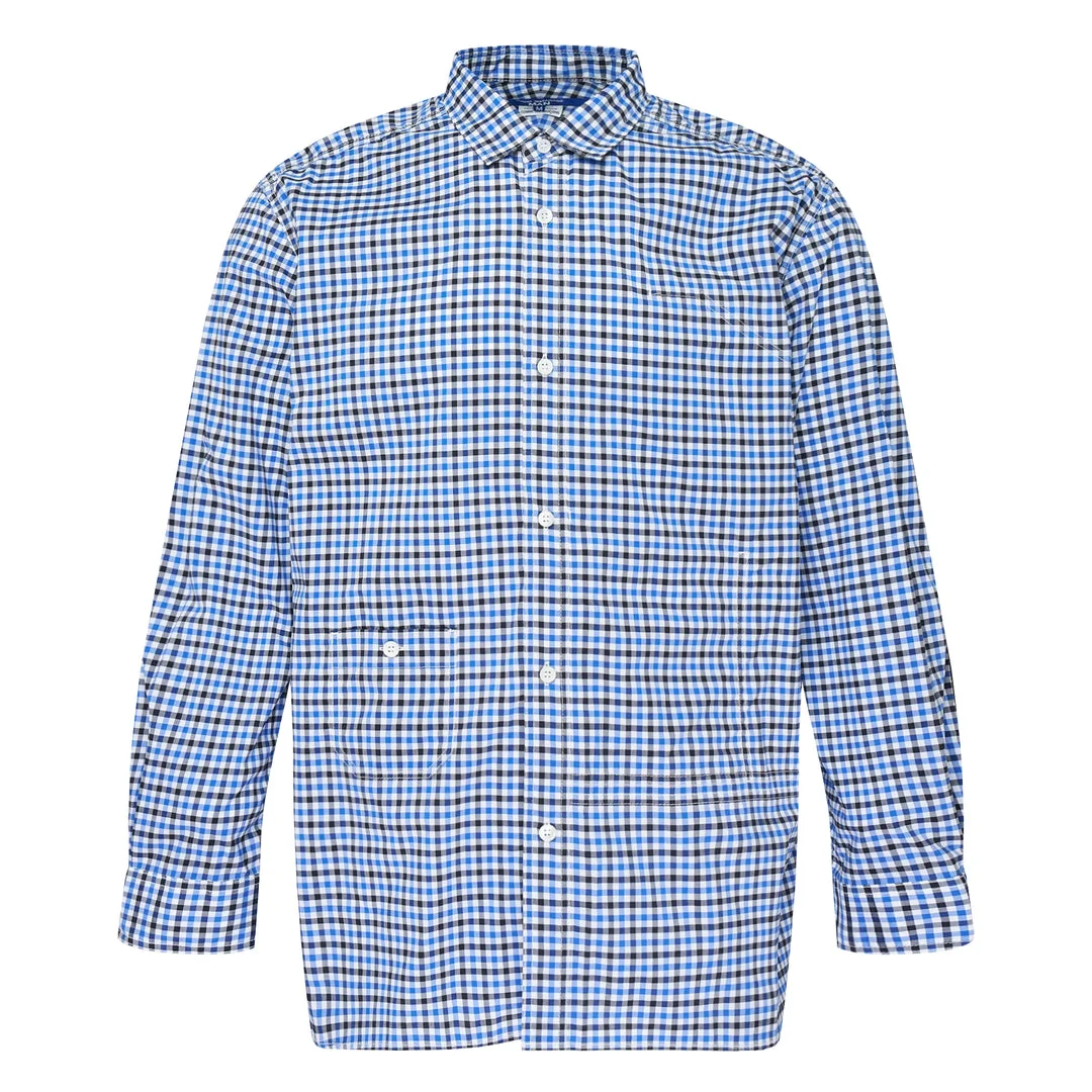 Cotton Stripe Long Sleeve Shirt - 1