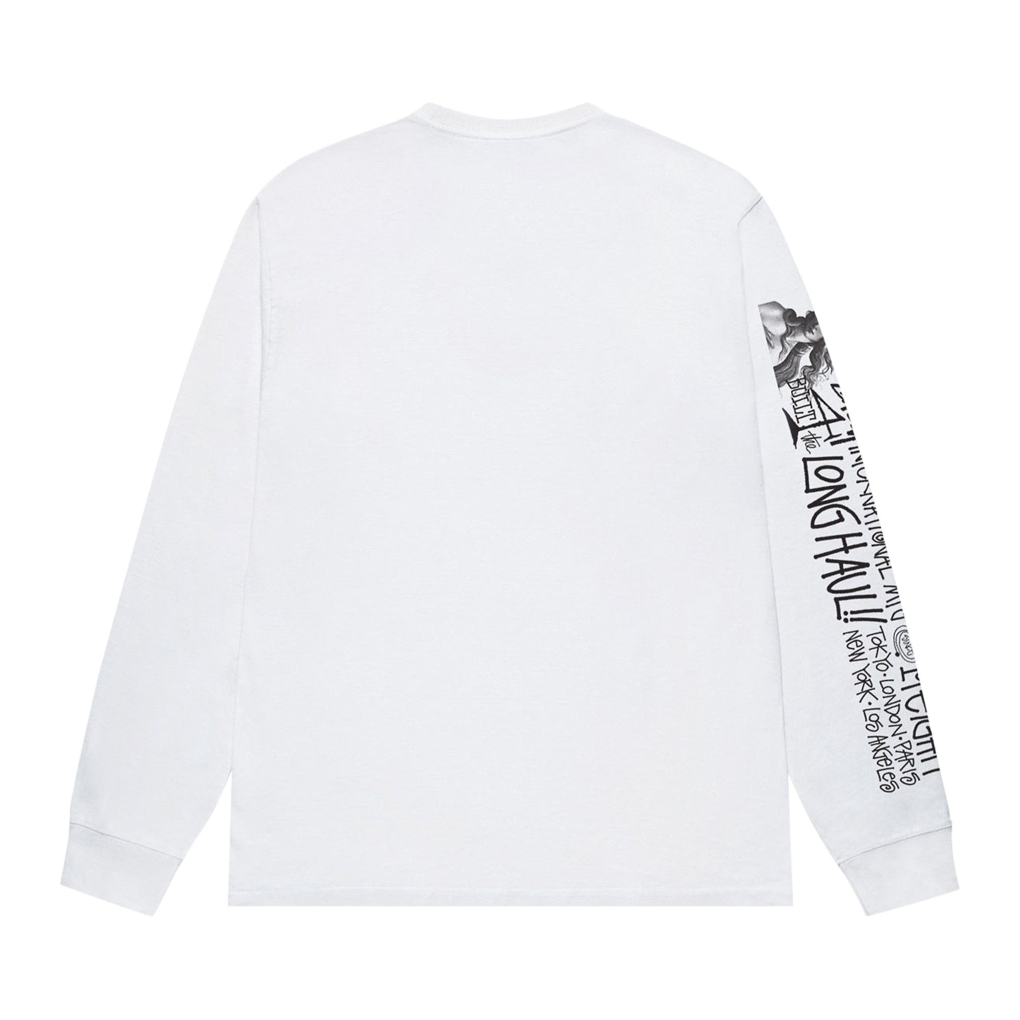 Stussy Long Haul Long-Sleeve Tee 'White' - 2