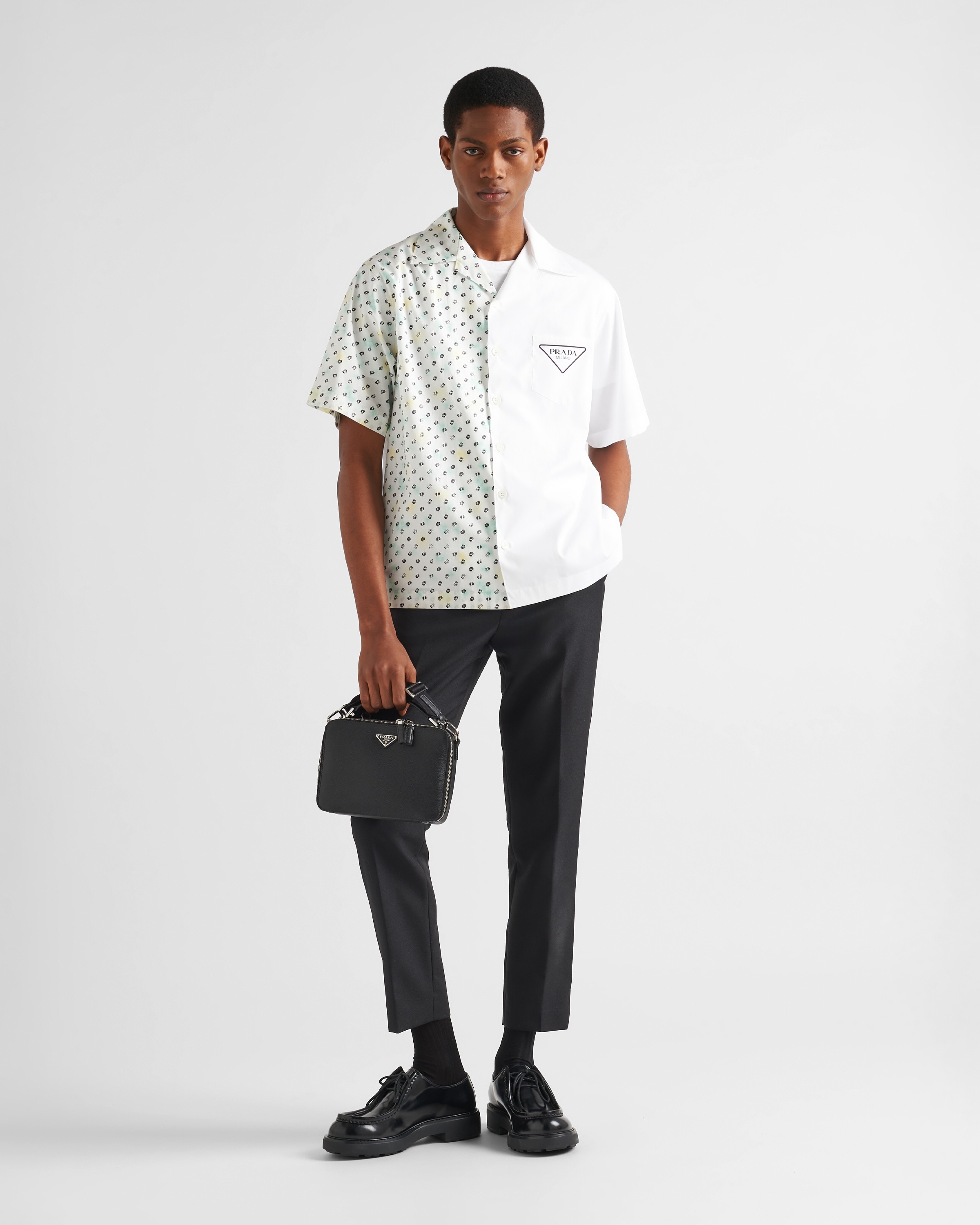 Double Match cotton shirt - 2