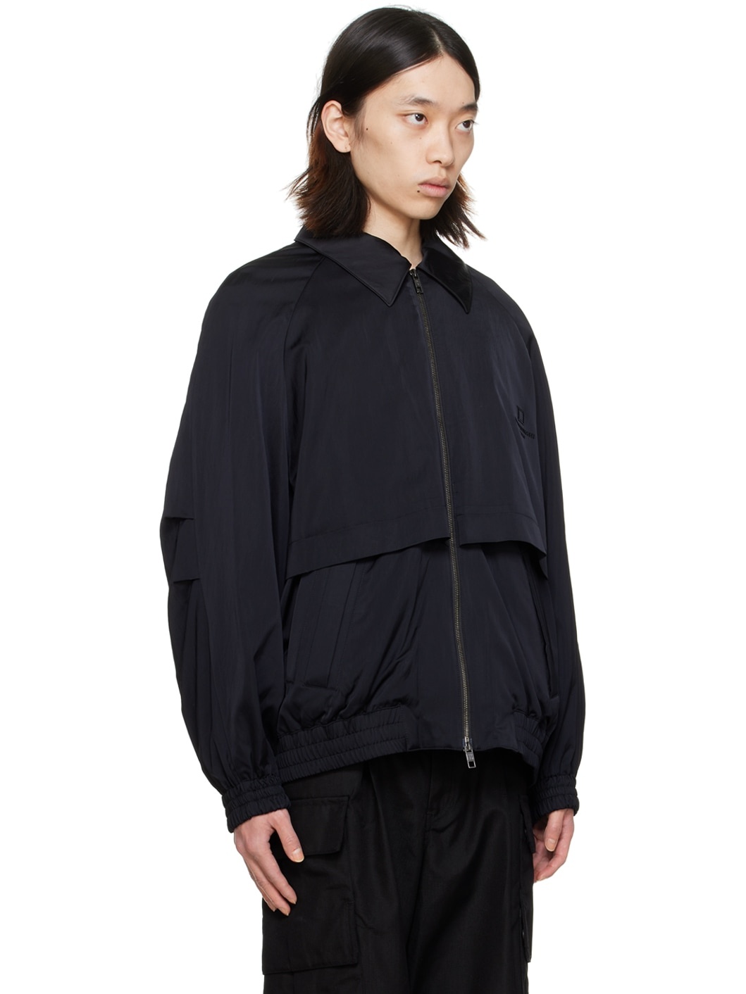 Black Embroidered Jacket - 2