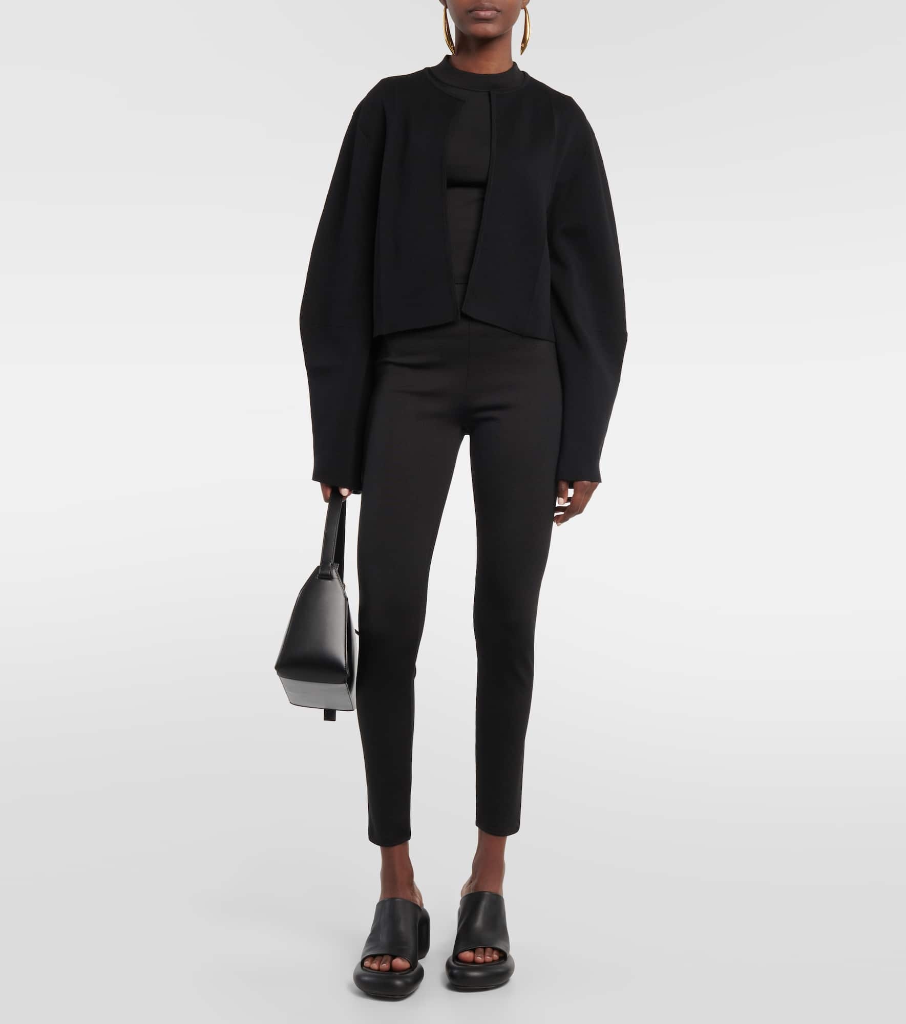 Anya silk-blend jersey leggings - 2