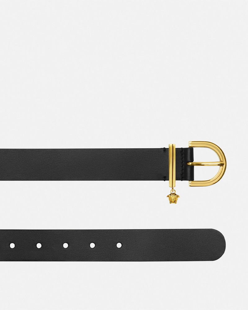 VERSACE Studded Medusa '95 Leather Belt 1.2" outlook
