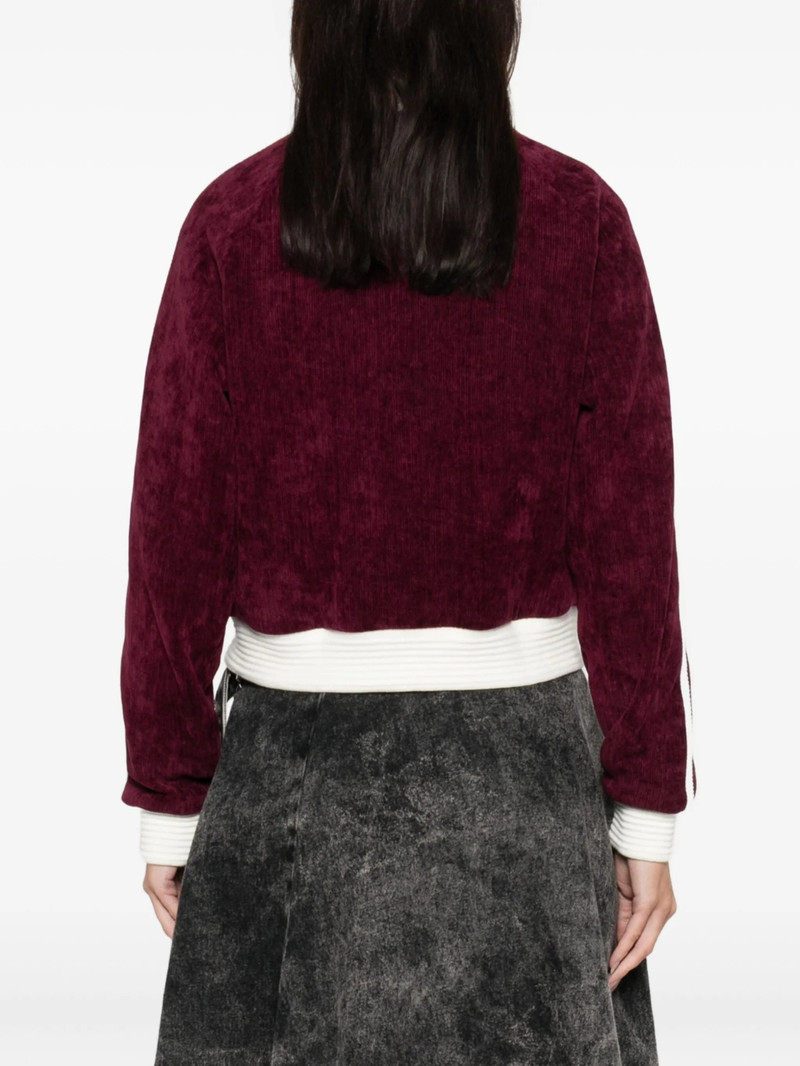 adidas Adidas Velour Zipped Sweatshirt outlook