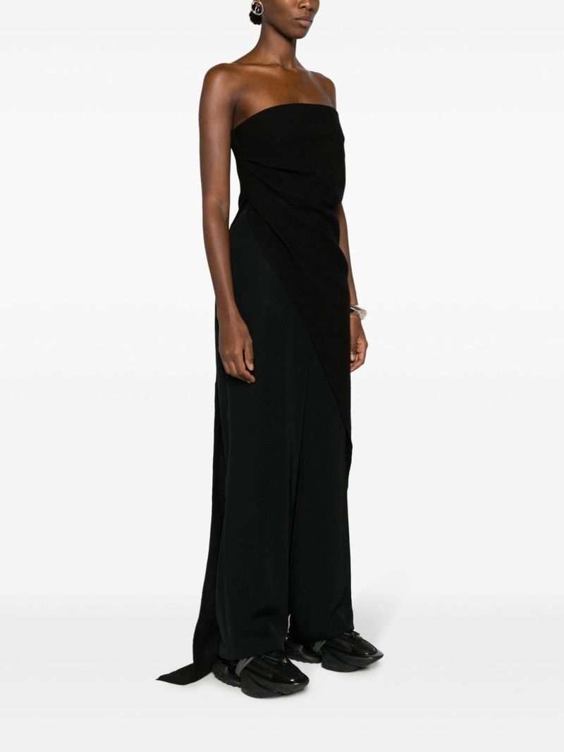strapless asymmetric virgin wool top 3