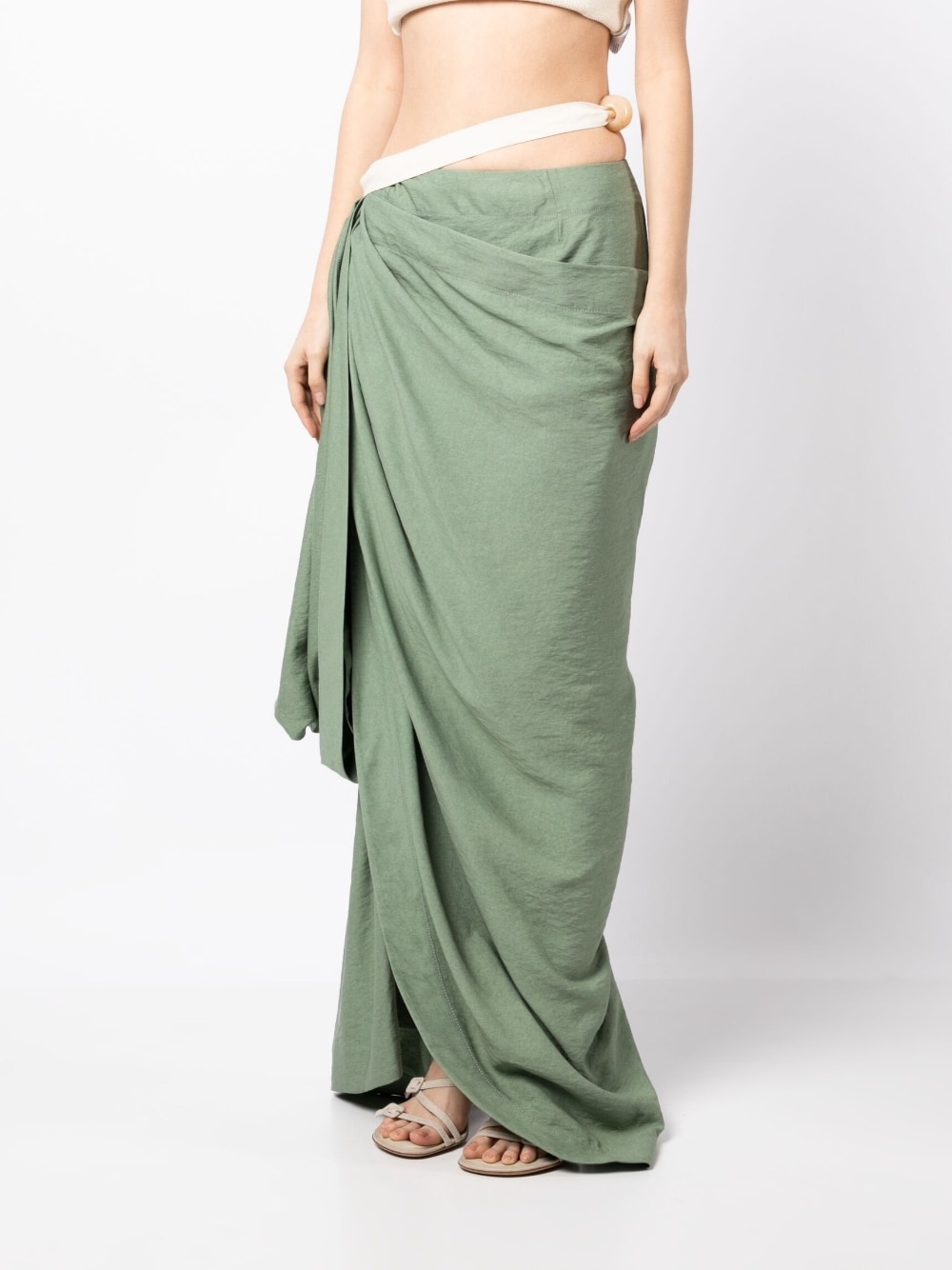 La Jupe gathered-detail maxi skirt - 3