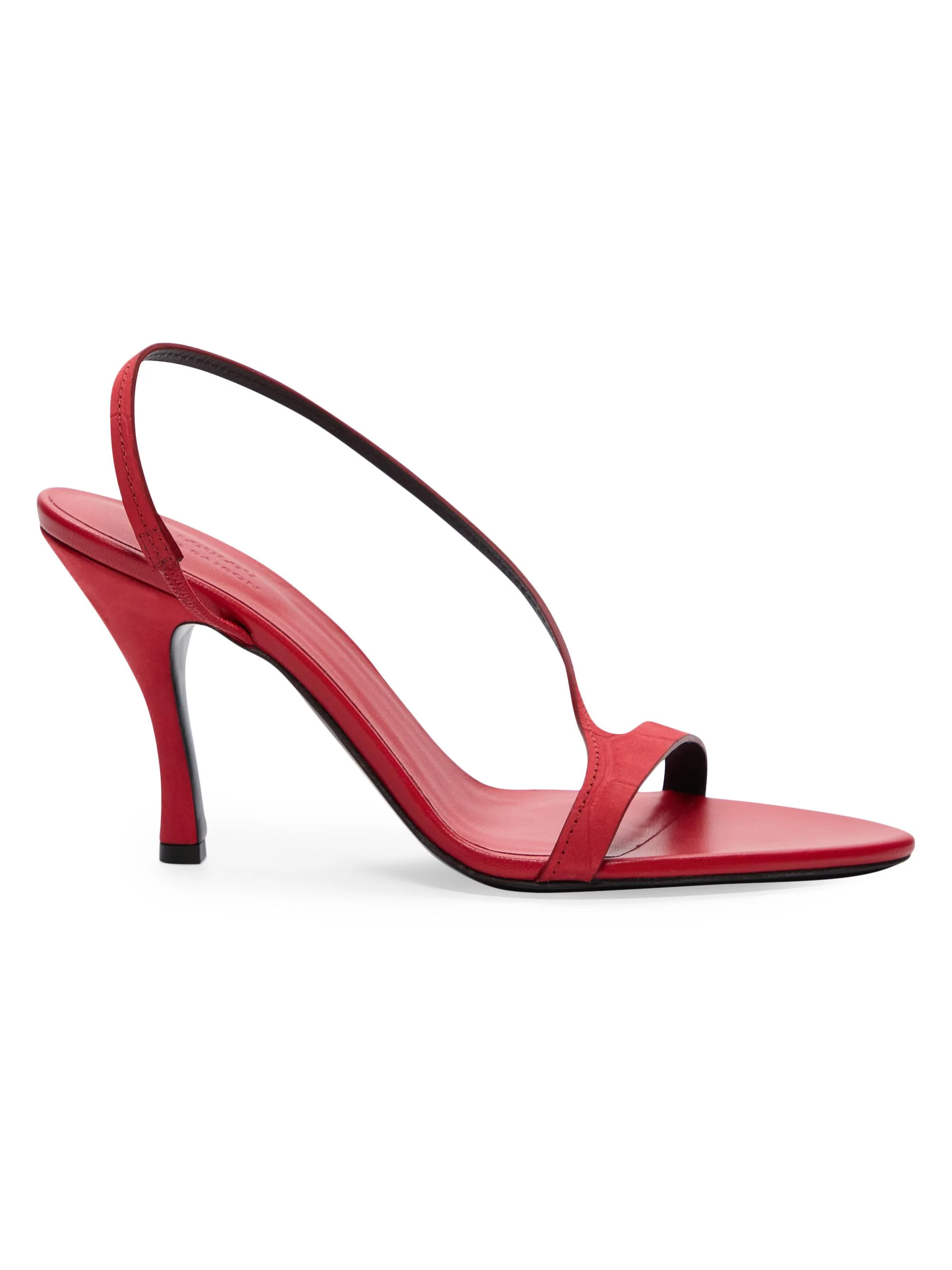 Women's Lane 85MM Leather Sandals - Red - 1