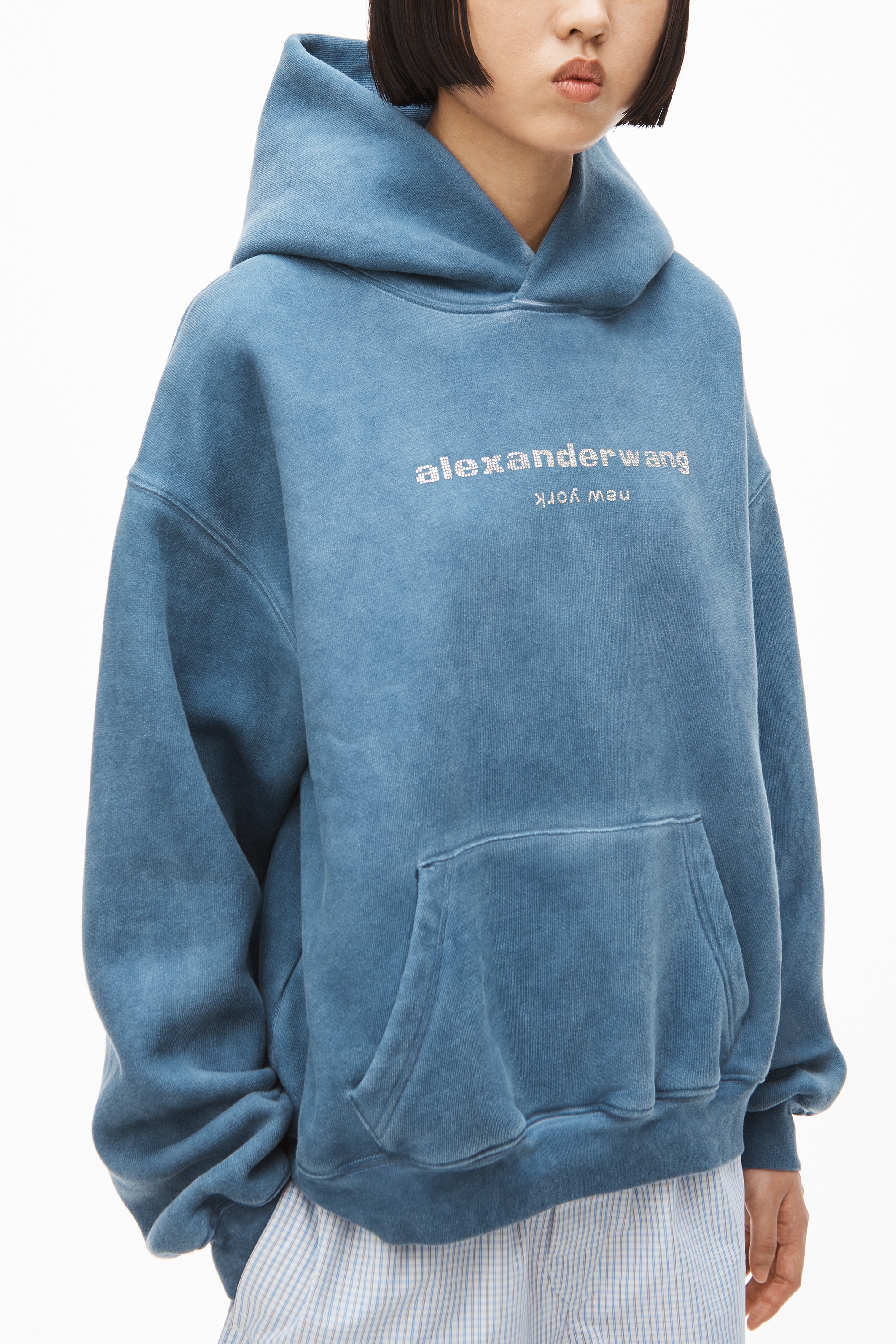 HOTFIX LOGO HOODIE IN CONDENSED FLEECE - 6