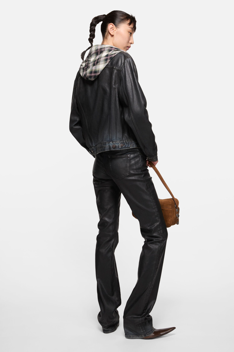 Coated denim jacket - Black 3