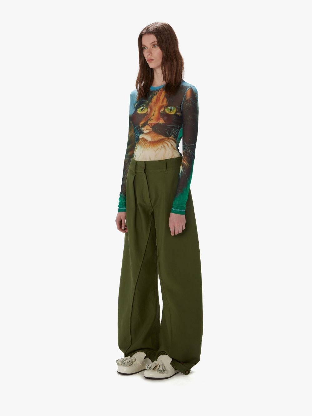 TWISTED SEAM TROUSERS - 4