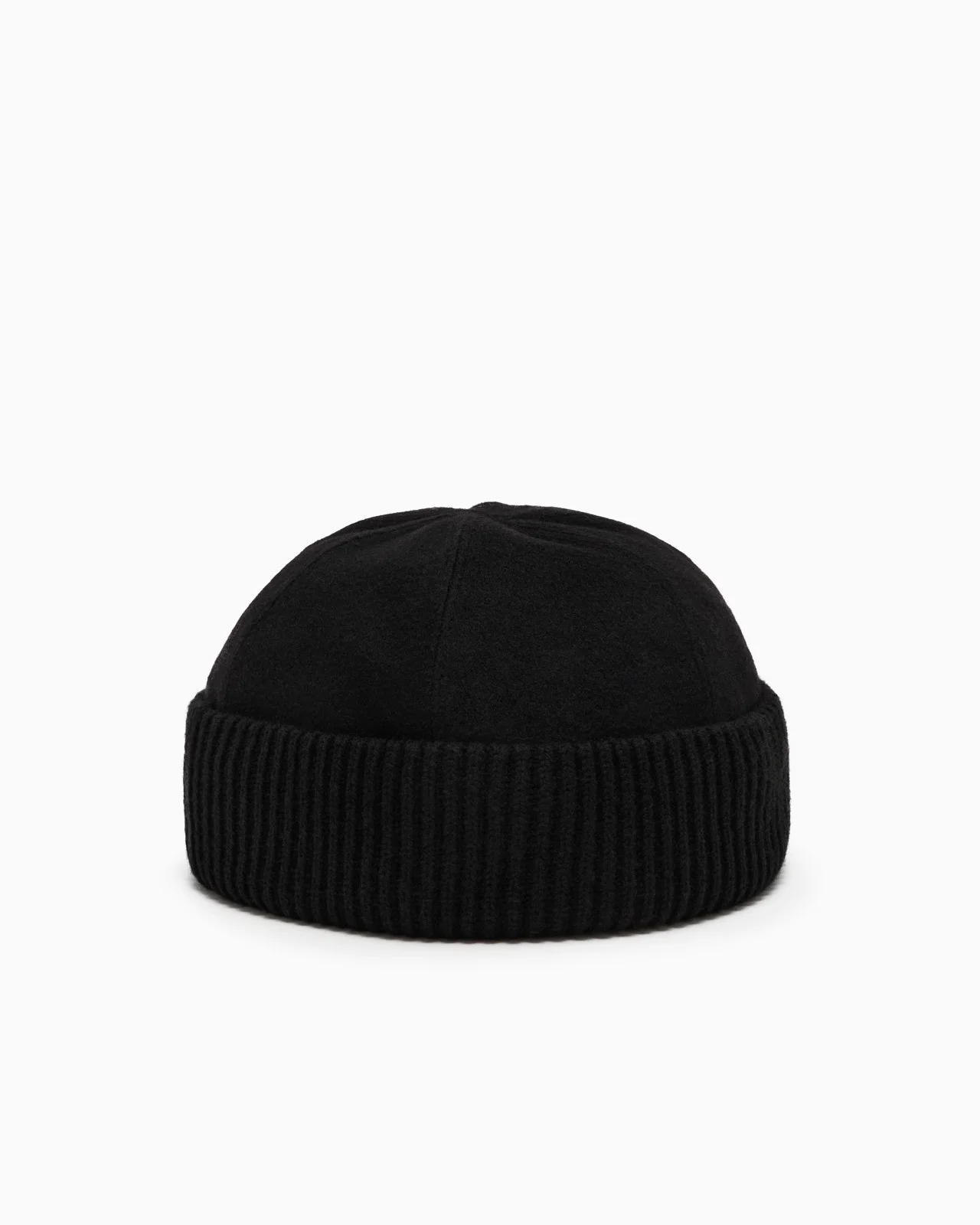 WOOL AND CASHMERE BEANIE HAT - 1
