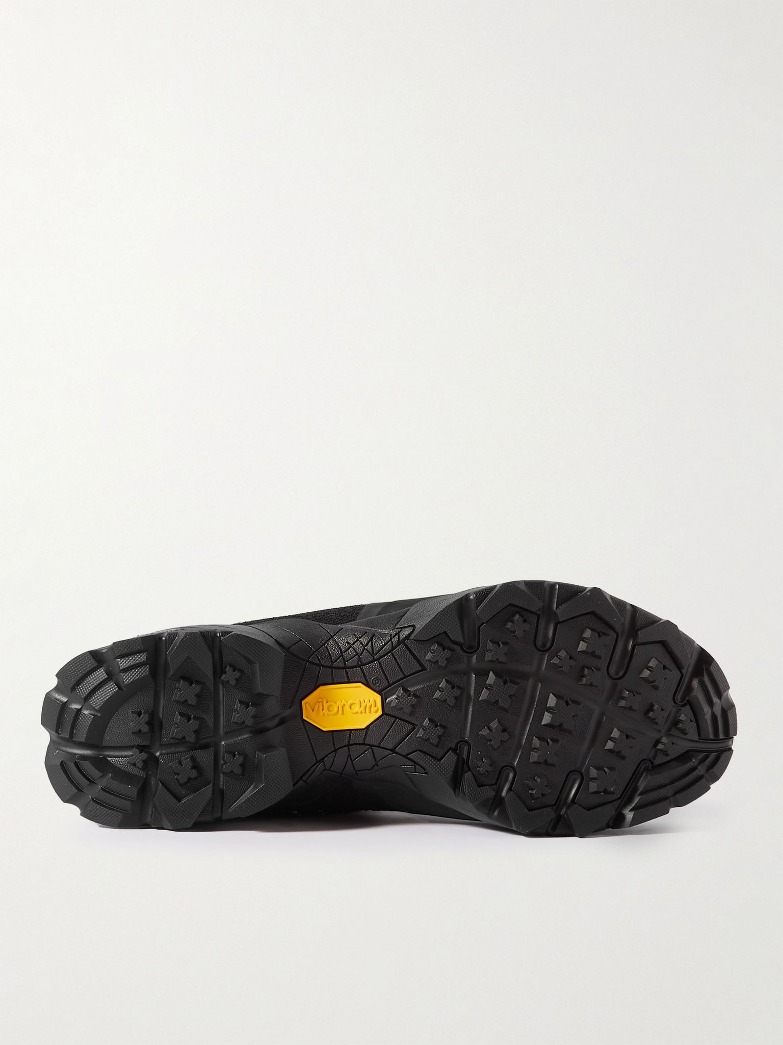 Katharina Rubber and Leather-Trimmed Mesh Hiking Sneakers Black - 6