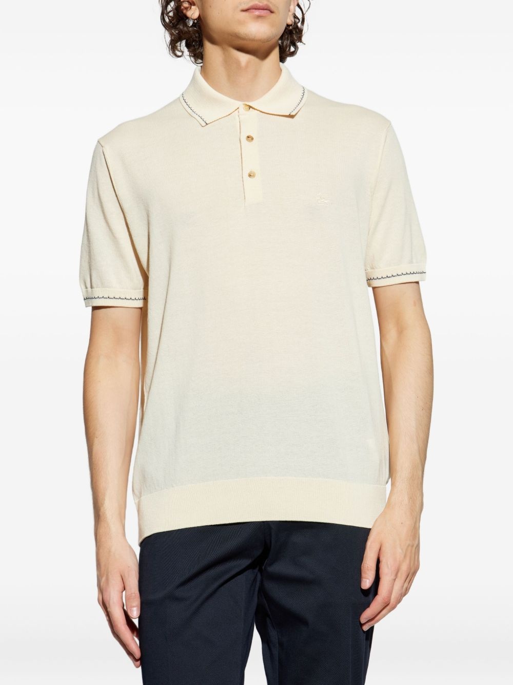 cotton polo shirt - 3